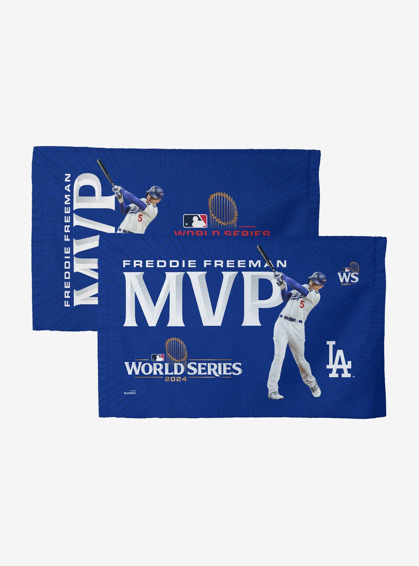 MLB World Series MVP Los Angeles Dodgers Freddie Freeman Fan Towel 2-Pack, , hi-res