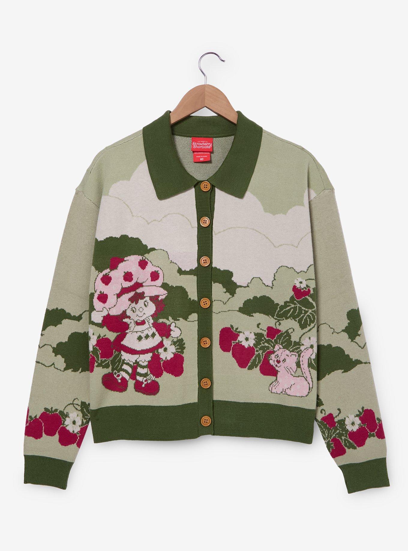 Strawberry Shortcake Custard & Strawberry Scenic Women's Cardigan - BoxLunch Exclusive, , hi-res