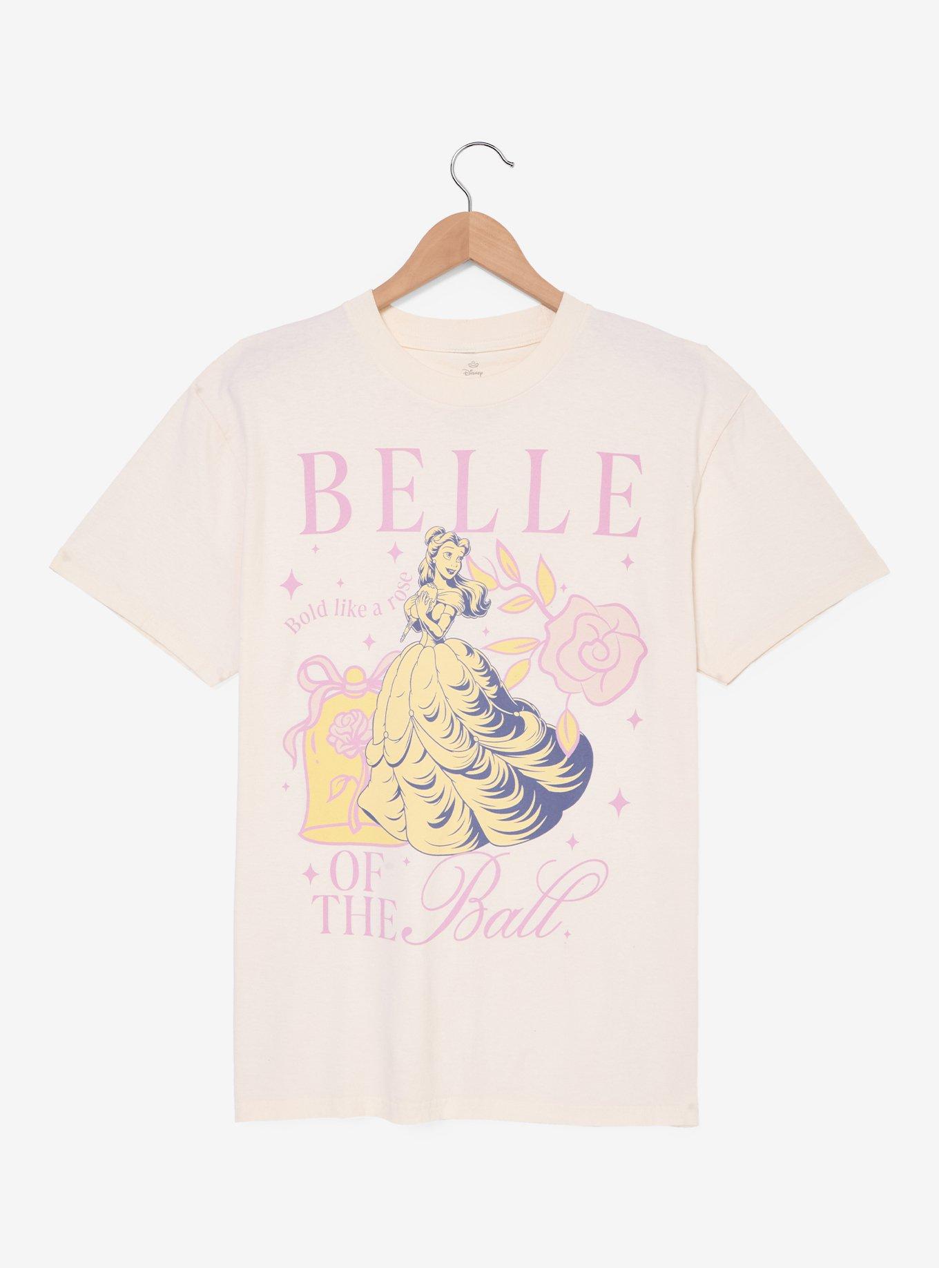 Disney Beauty and the Beast Belle of the Ball Tonal Women's T-Shirt — BoxLunch Exclusive, , hi-res