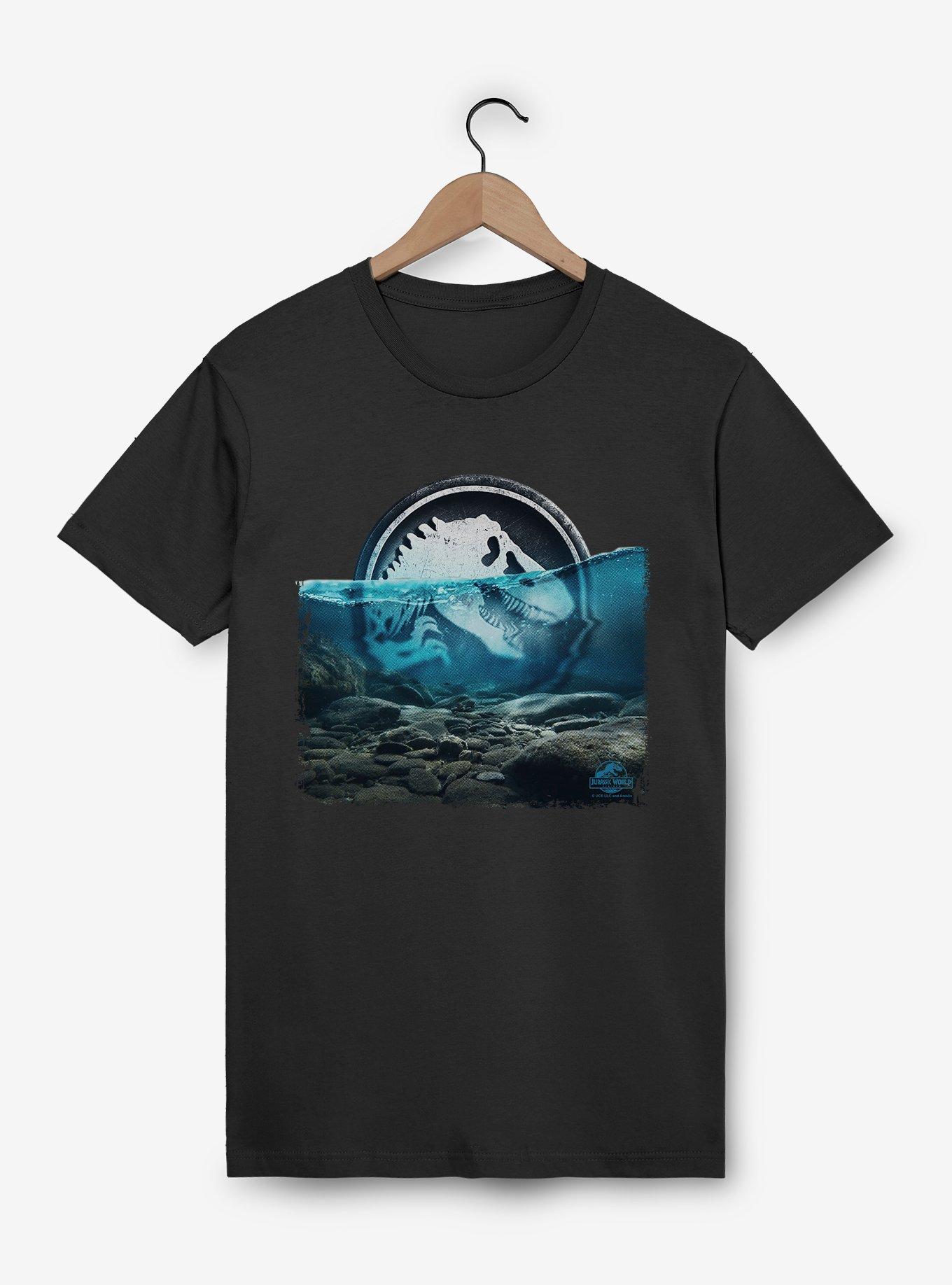 Jurassick World Rebirth Under Water Logo T-Shirt, , hi-res