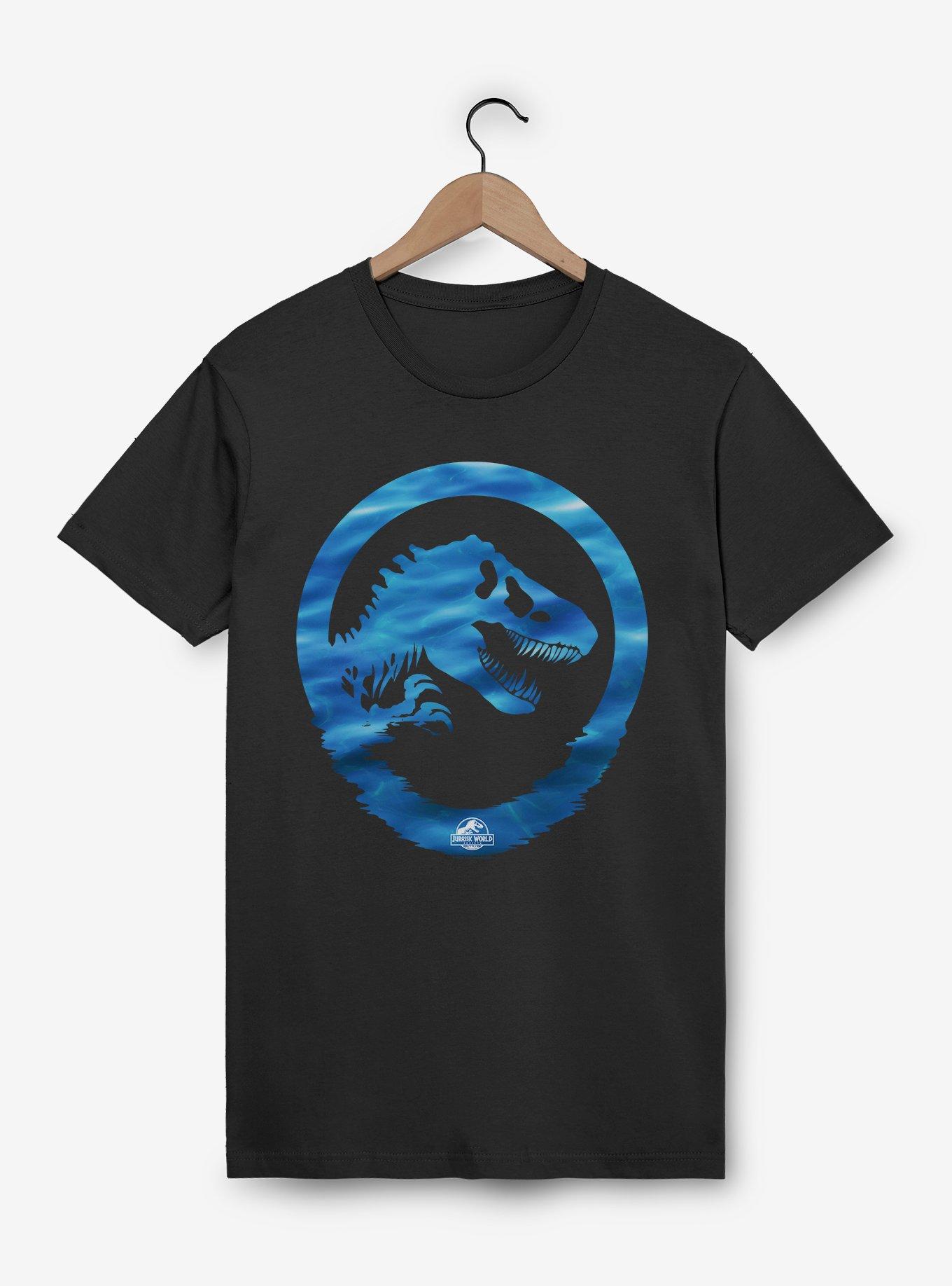 Jurassick World Rebirth Aqua Logo T-Shirt, , hi-res