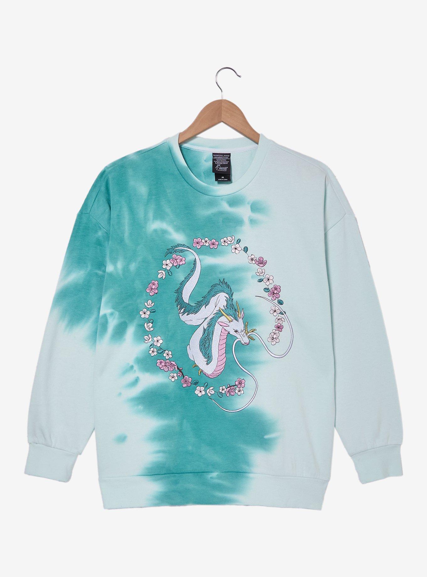 Studio Ghibli&reg; Spirited Away Dragon Haku Tie-Dye Crewneck - BoxLunch Exclusive, , hi-res