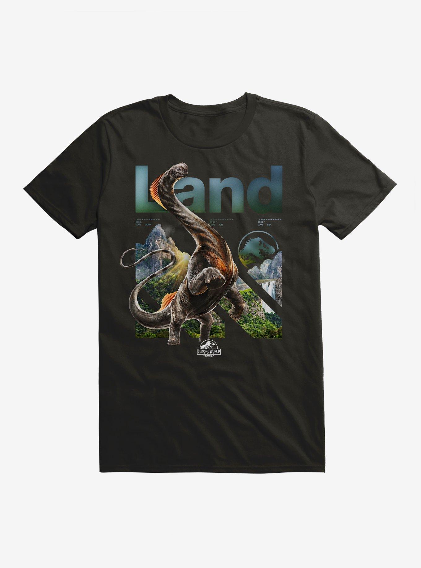 Jurassic World Rebirth Land Titanosaurus T-Shirt, BLACK, hi-res