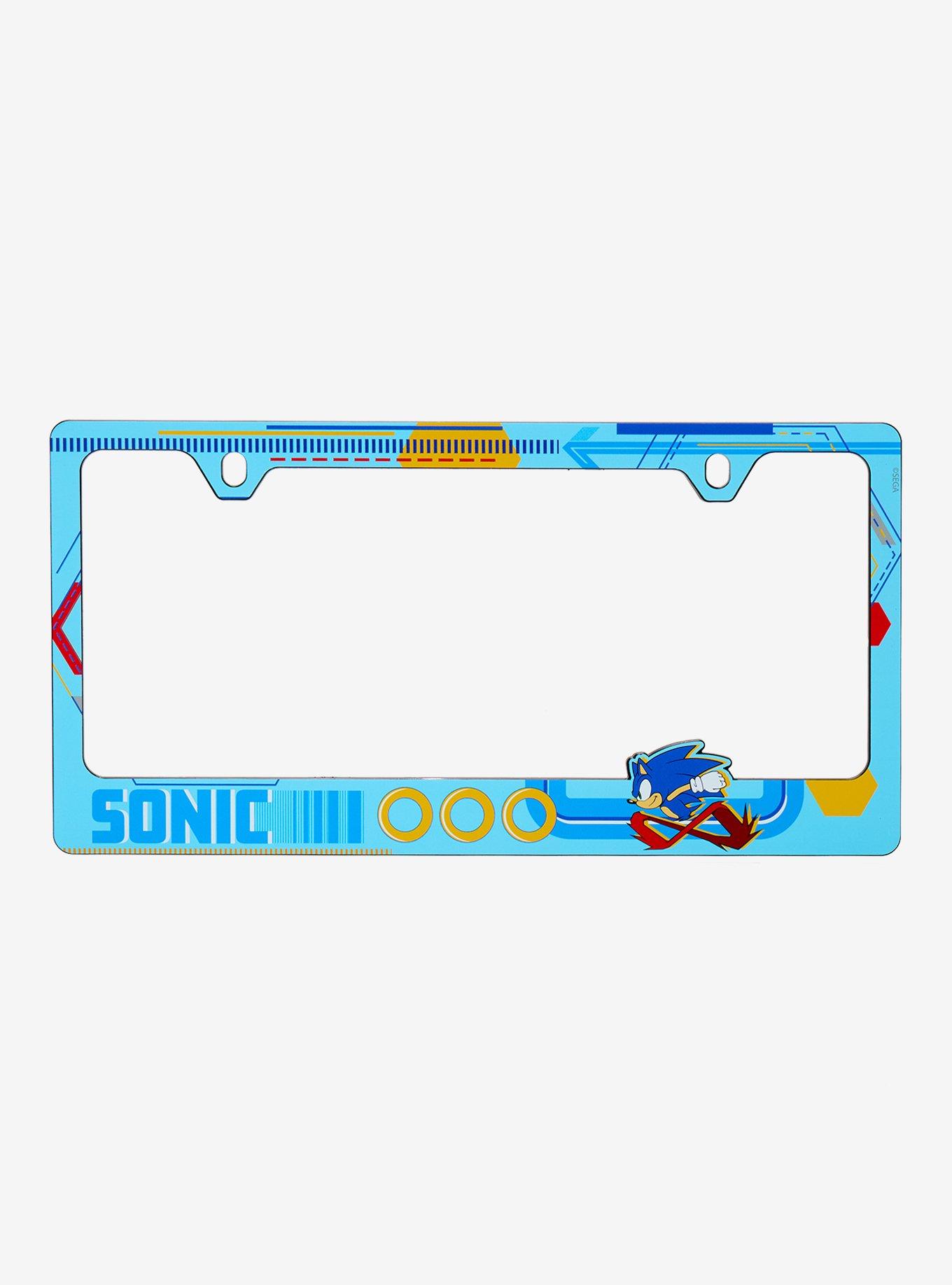 Sonic the Hedgehog Running Sonic License Plate Frame - BoxLunch Exclusive, , hi-res