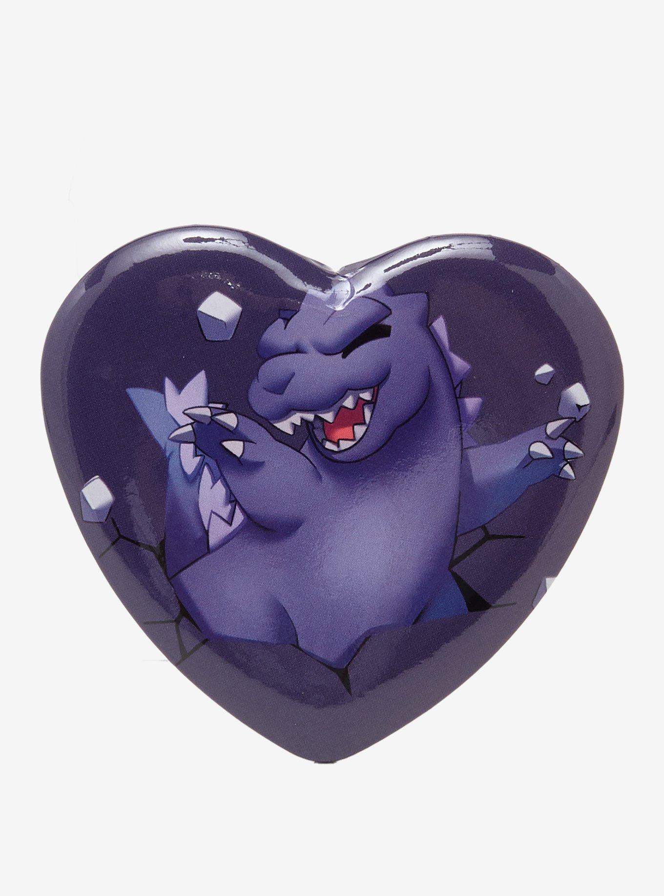 Godzilla Chibi Rocks Heart Button, , hi-res