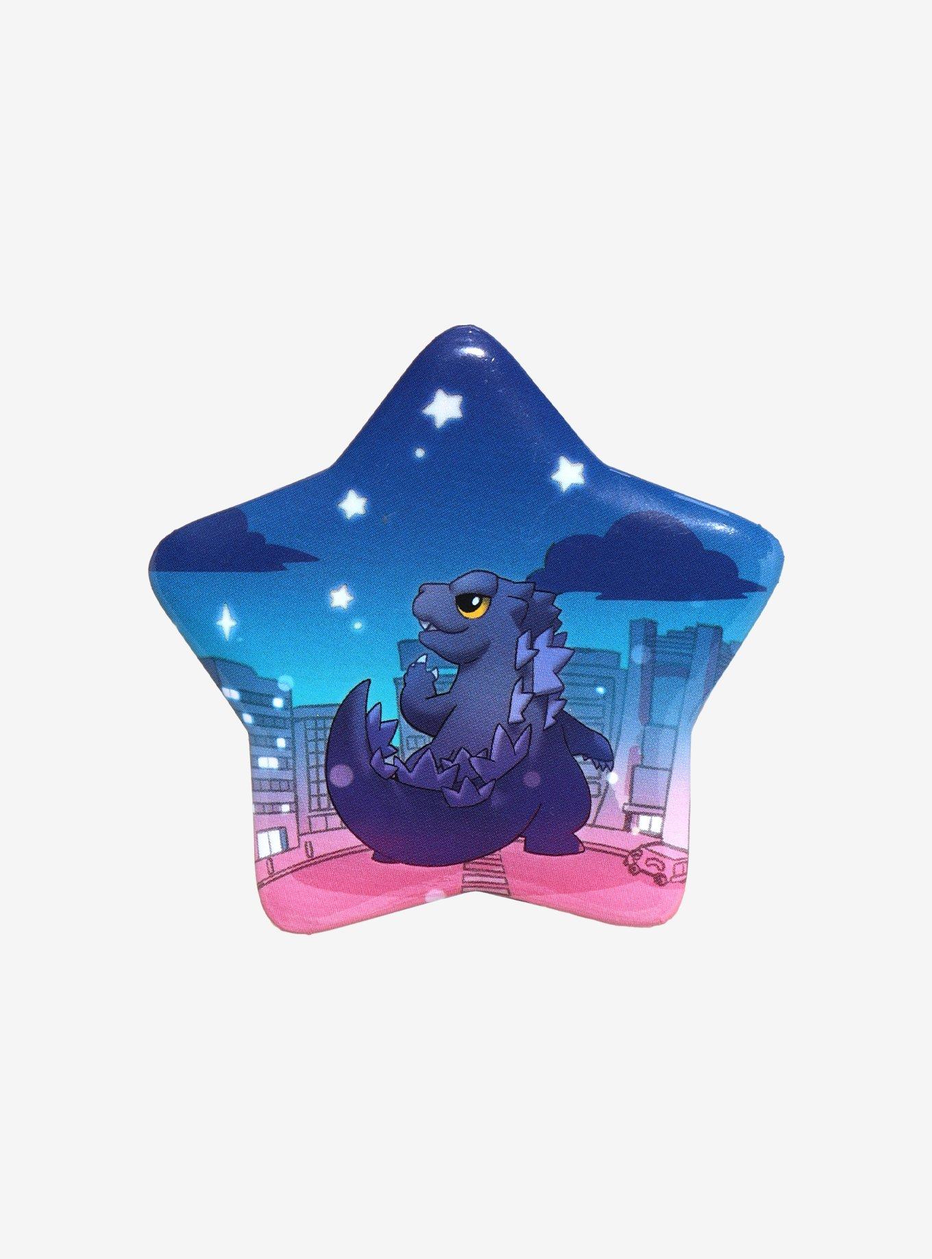 Godzilla Night Sky Star Button, , hi-res