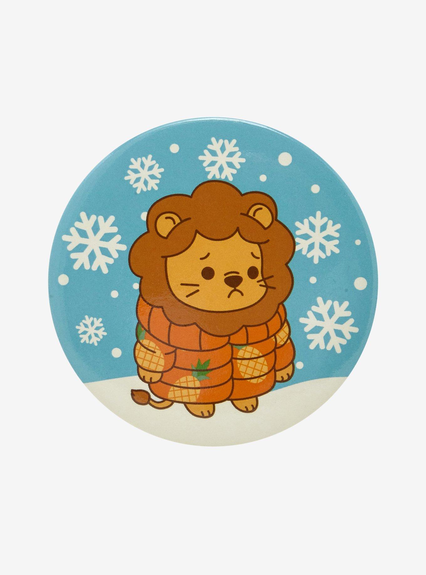 Freezing Furreal Lion 3 Inch Button, , hi-res