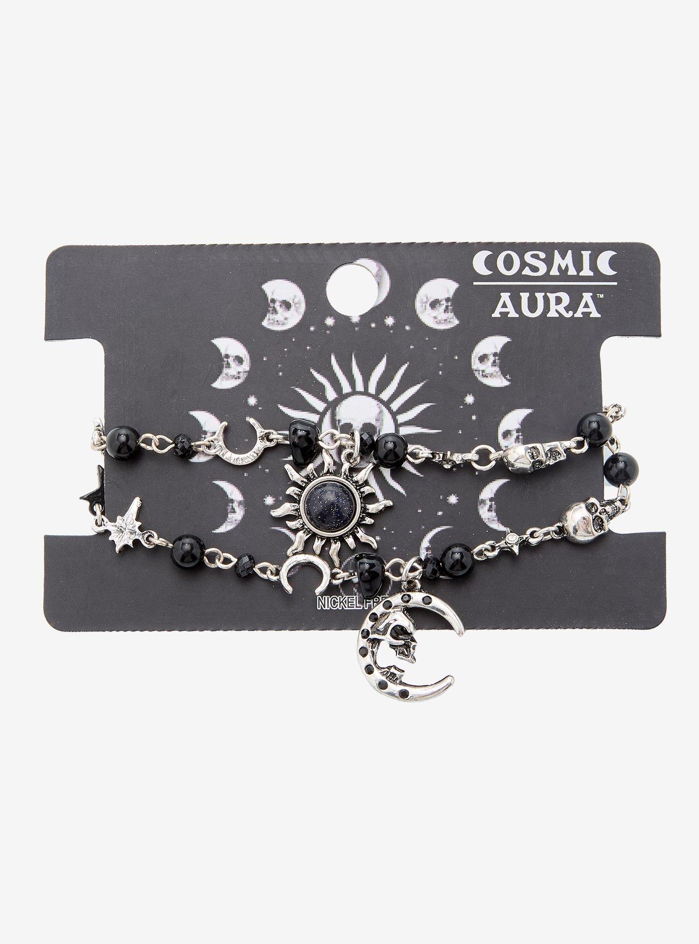 Cosmic Aura Dark Sun & Moon Best Friend Bracelet Set, , hi-res