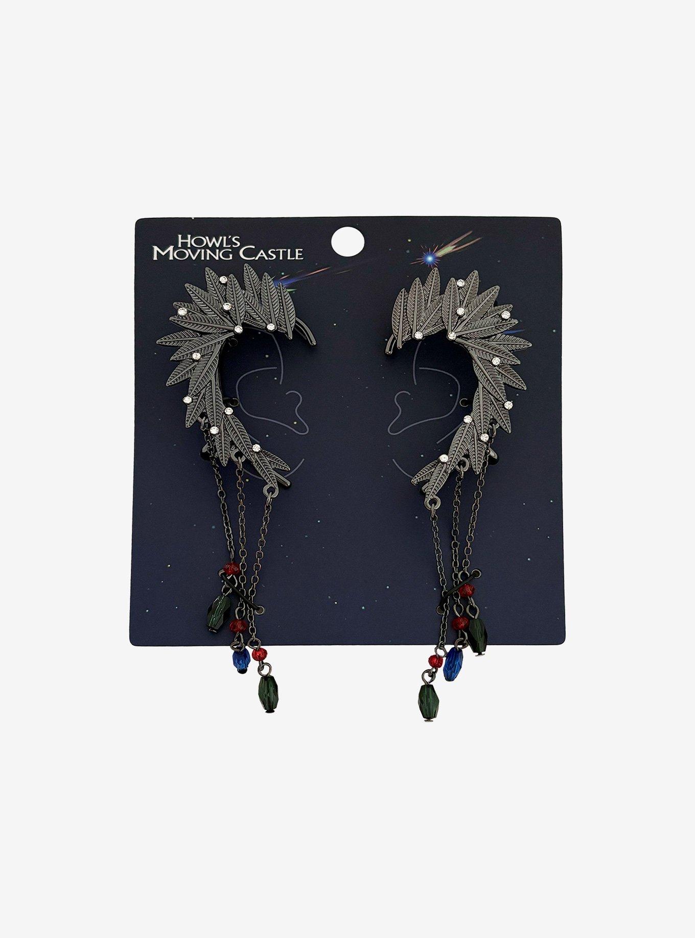 Studio Ghibli® Howl's Moving Castle Howl Feather Ear Cuff Set, , hi-res