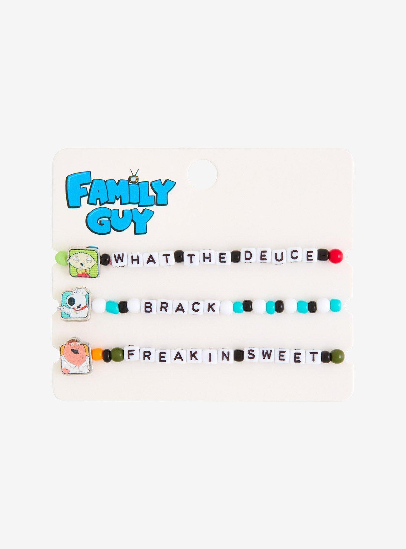 Family Guy Quotes Bead Bracelet Set, , hi-res