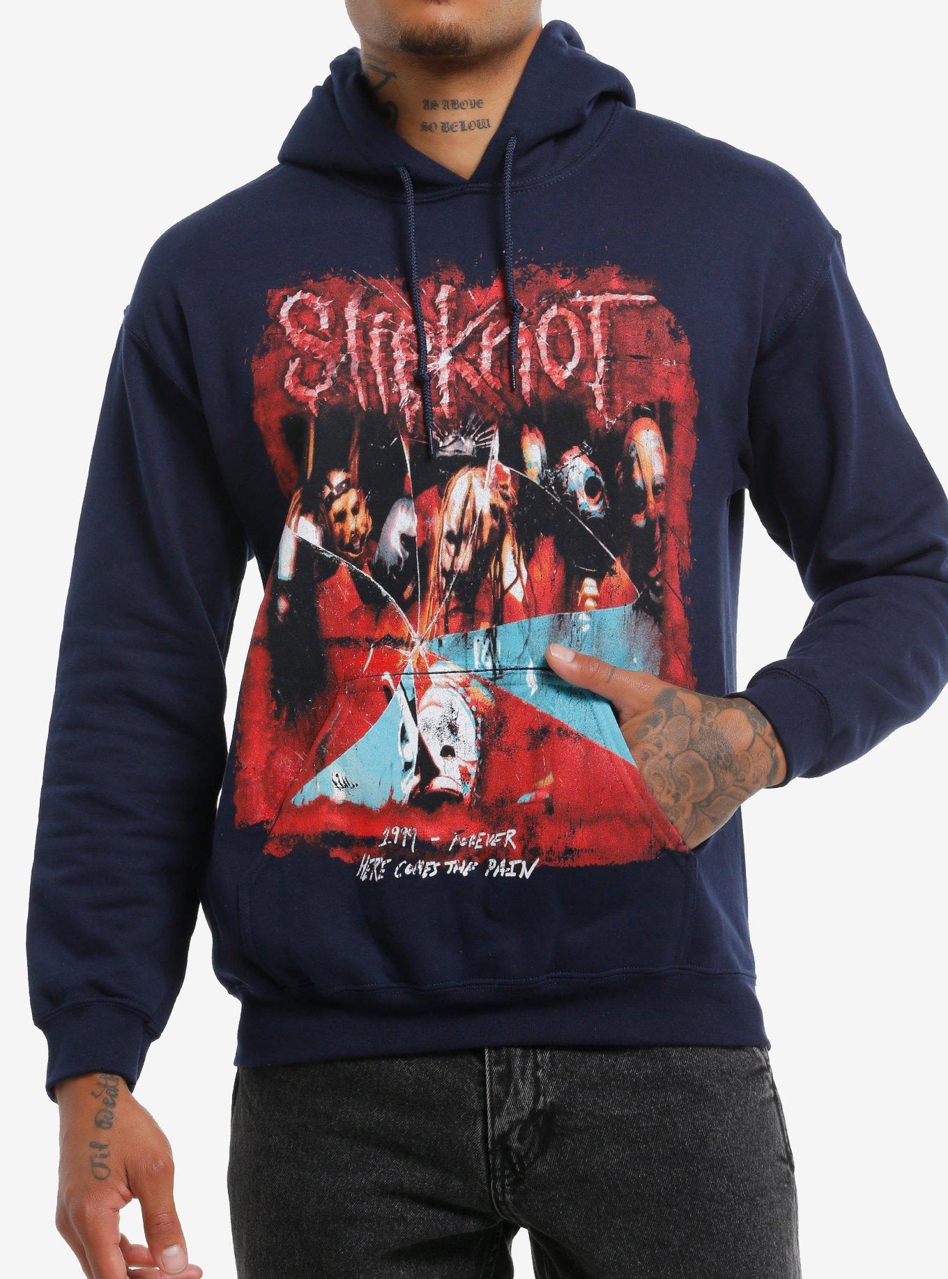 Slipknot Here Comes The Pain Tour Hoodie, , hi-res