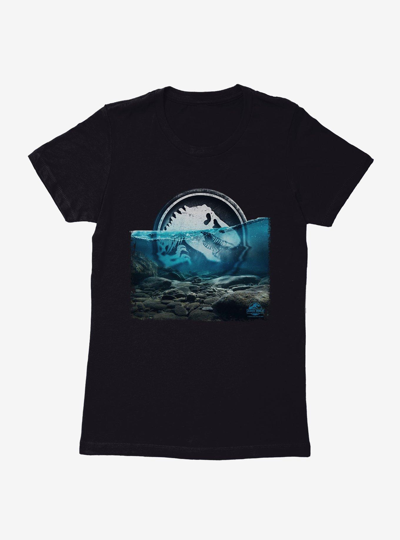 Jurassick World Rebirth Under Water Logo Womens T-Shirt, , hi-res
