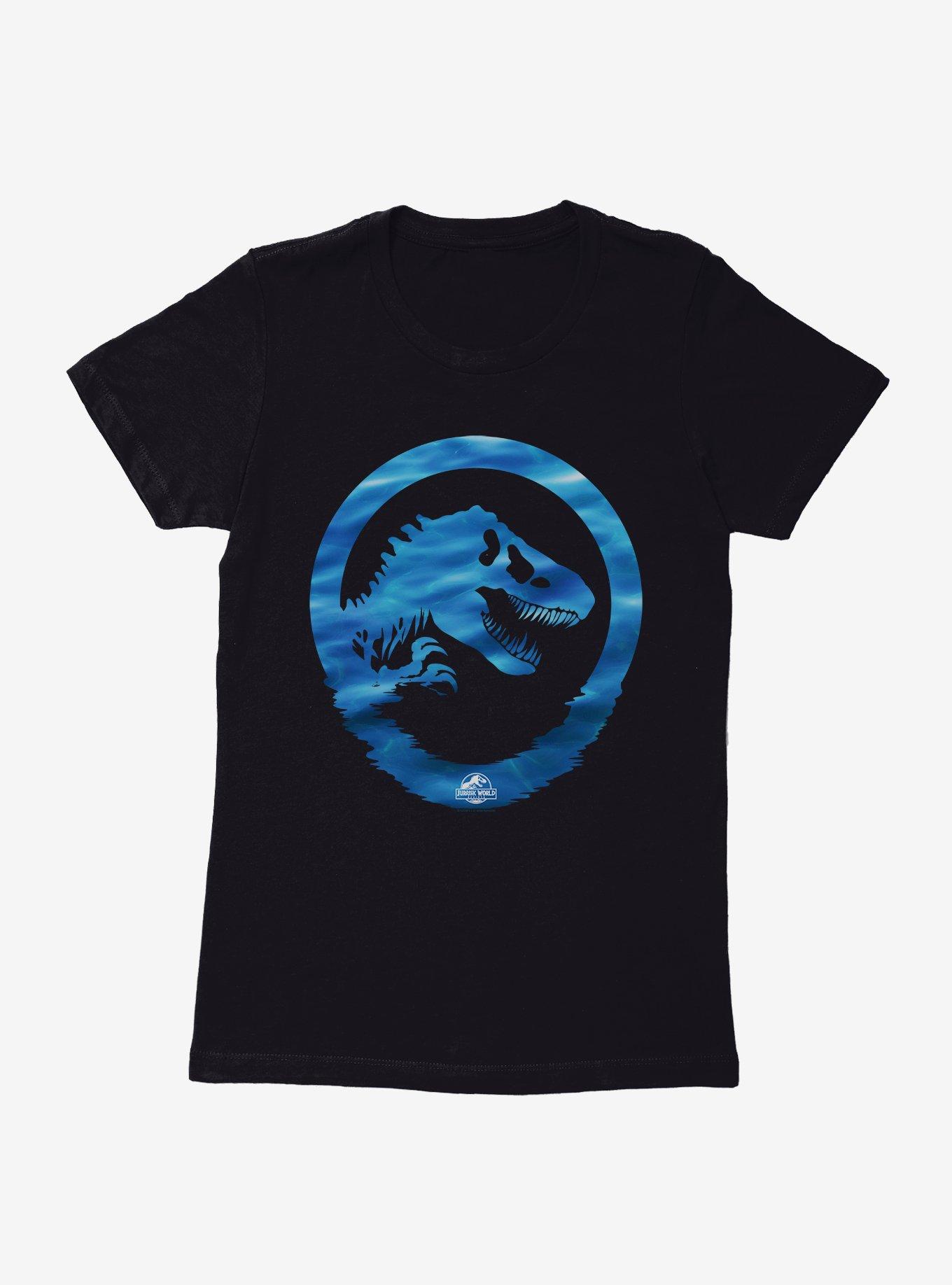 Jurassick World Rebirth Aqua Logo Womens T-Shirt, , hi-res