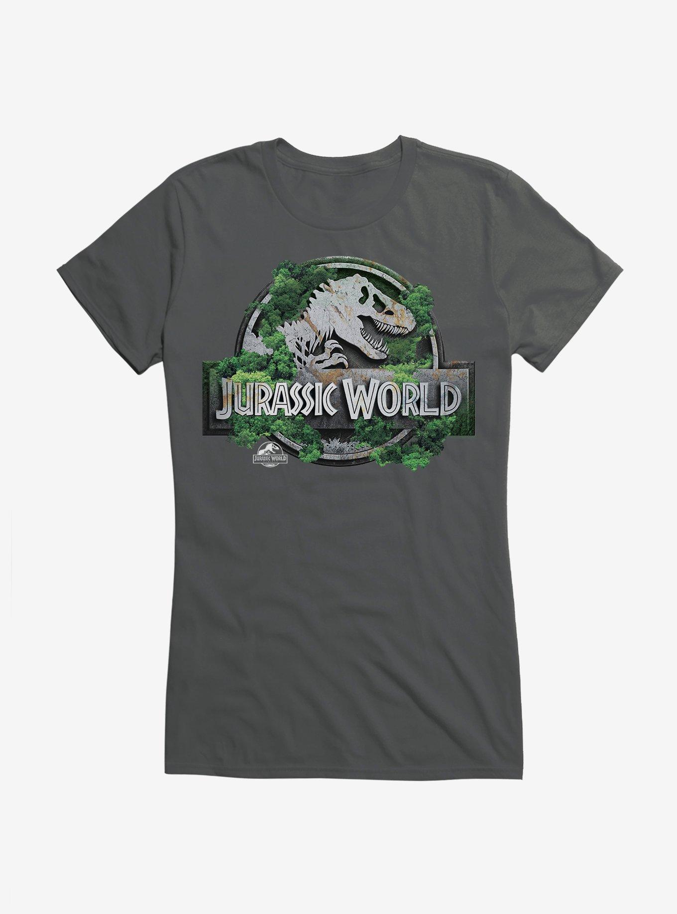 Jurassick World Rebirth Jungle Logo Girls T-Shirt, , hi-res