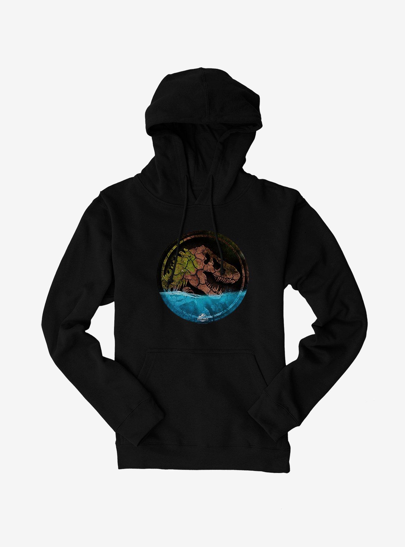 Jurassick World Rebirth Moss Covered Logo Hoodie, , hi-res