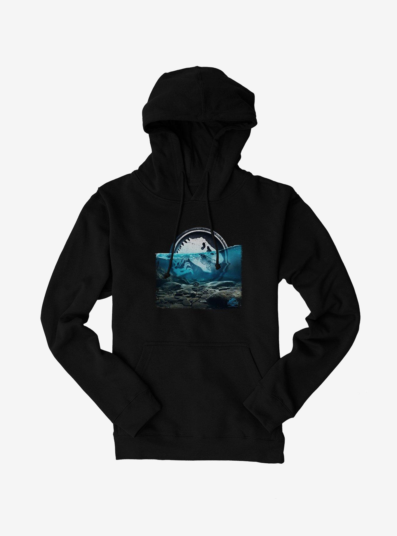 Jurassick World Rebirth Under Water Logo Hoodie, , hi-res