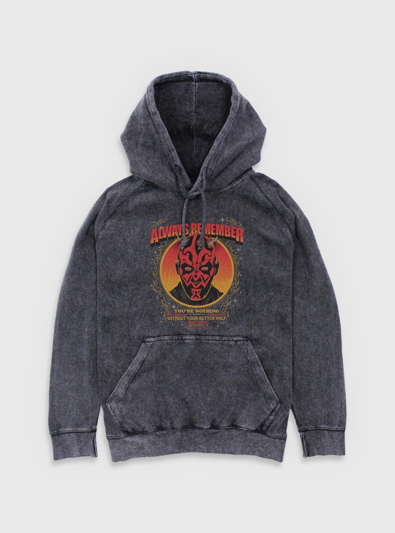Star Wars Always Remember Darth Maul Mineral Wash Hoodie, , hi-res