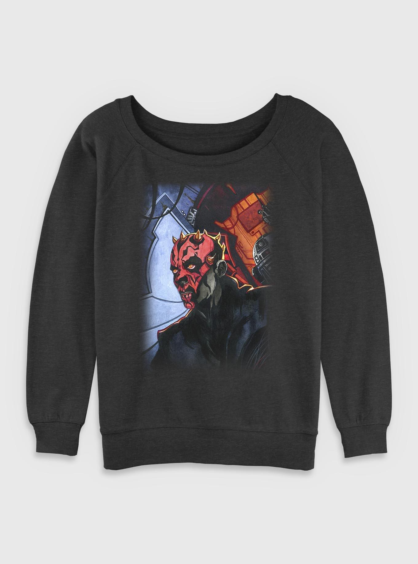 Star Wars Maul Returns Womens Slouchy Sweatshirt, , hi-res