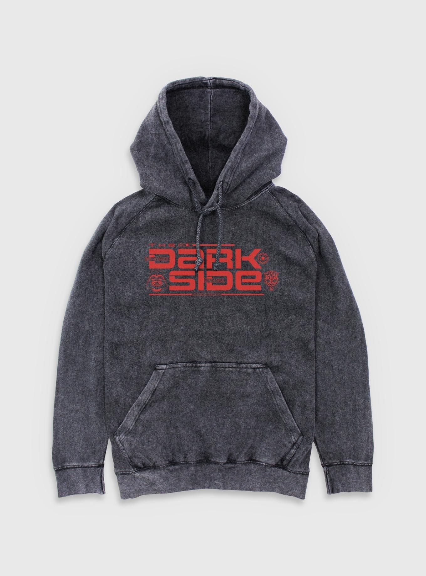 Star Wars The Dark Side Logo Mineral Wash Hoodie, , hi-res