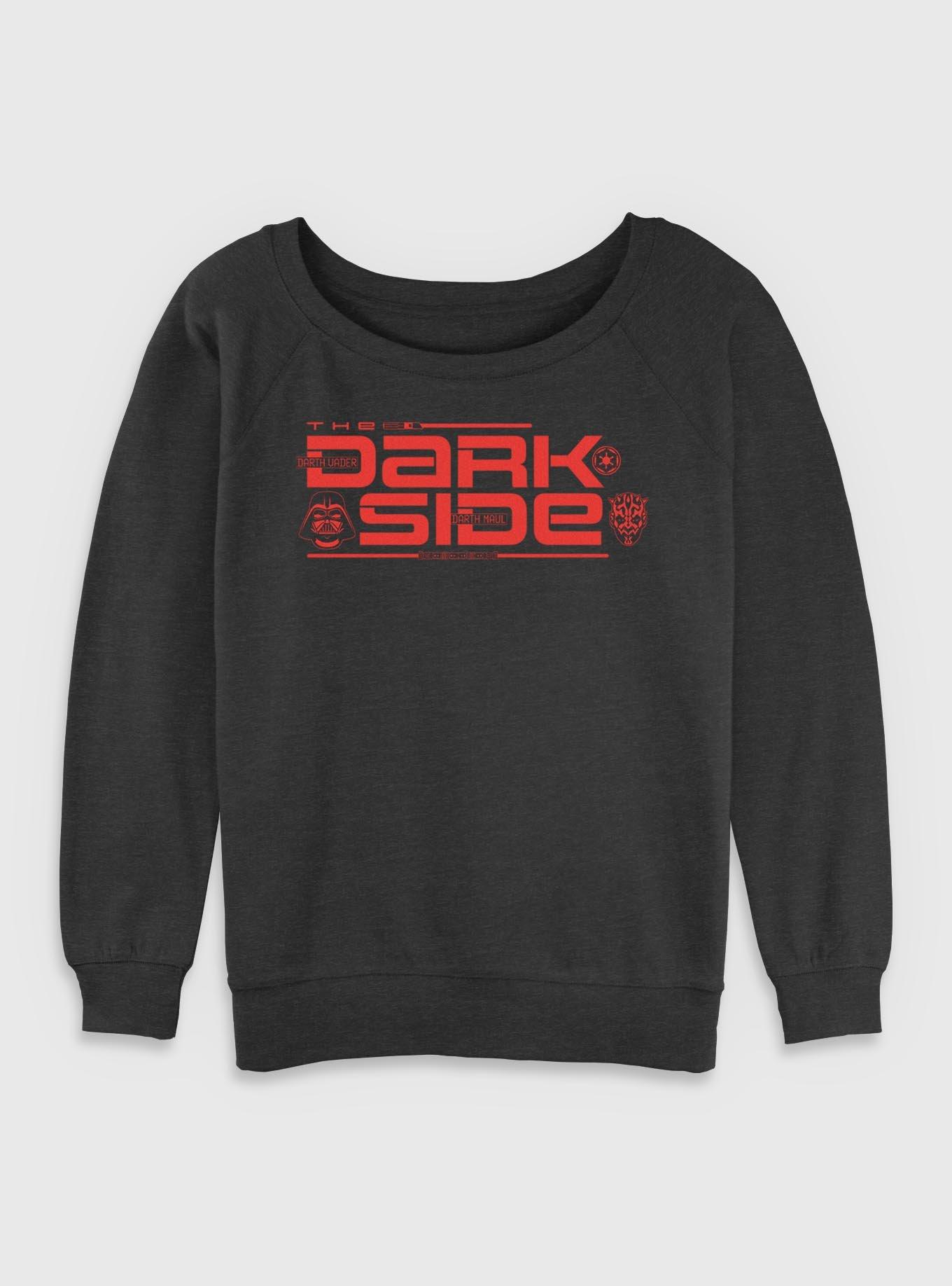 Star Wars The Dark Side Logo Womens Slouchy Sweatshirt, , hi-res