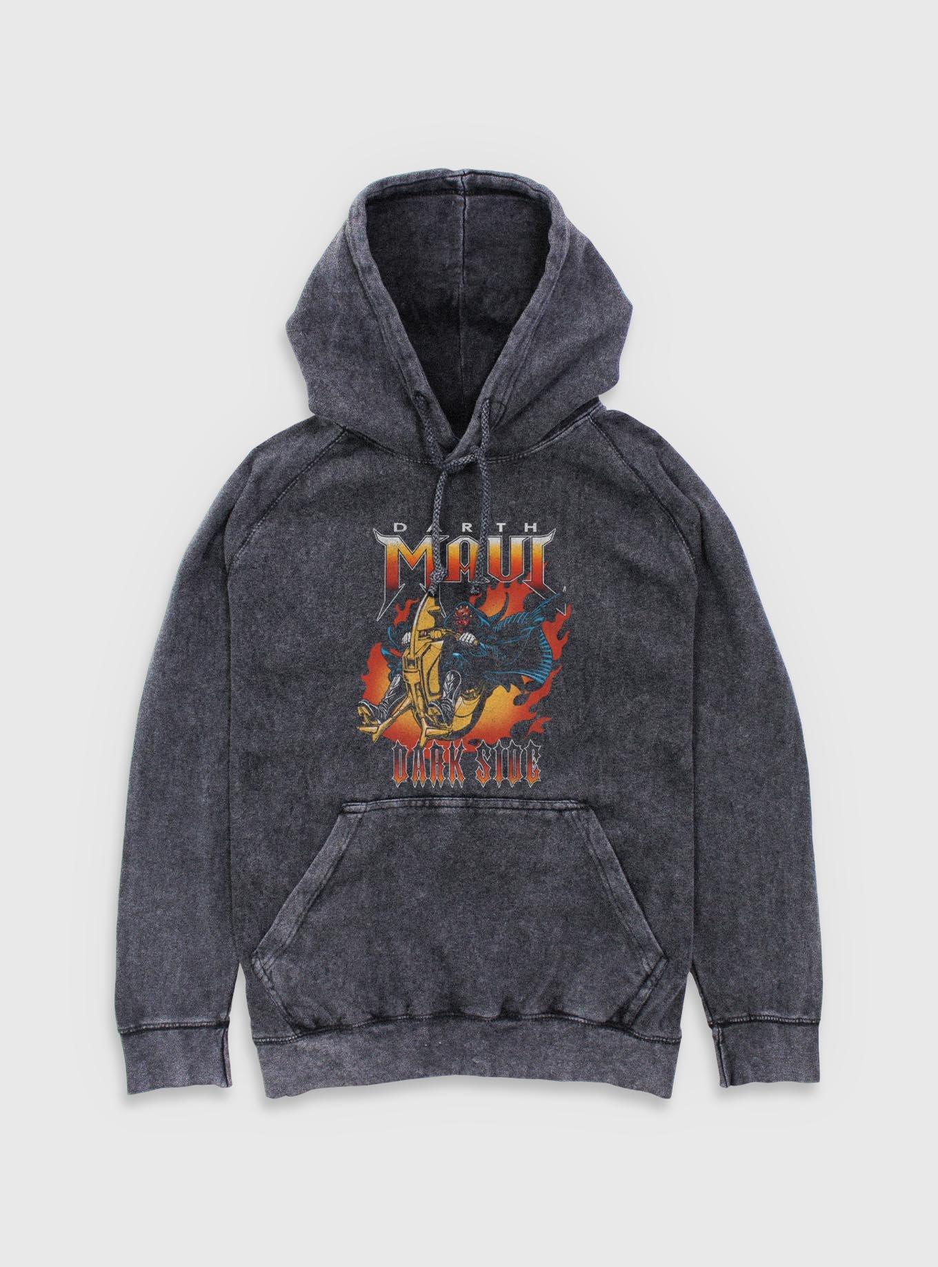 Star Wars Darth Maul Sith Flames Mineral Wash Hoodie, , hi-res