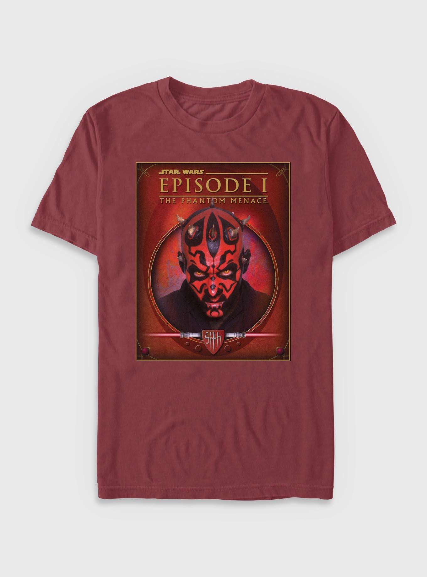 Star Wars Darth Maul Episode 1 Poster Garment Dye T-Shirt, , hi-res