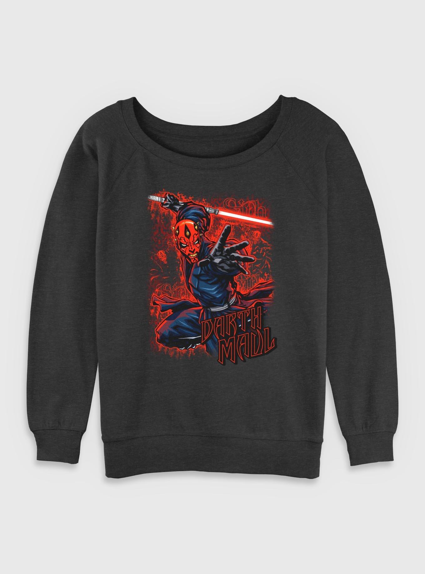 Star Wars Awesome Maul  Womens Slouchy Sweatshirt, , hi-res
