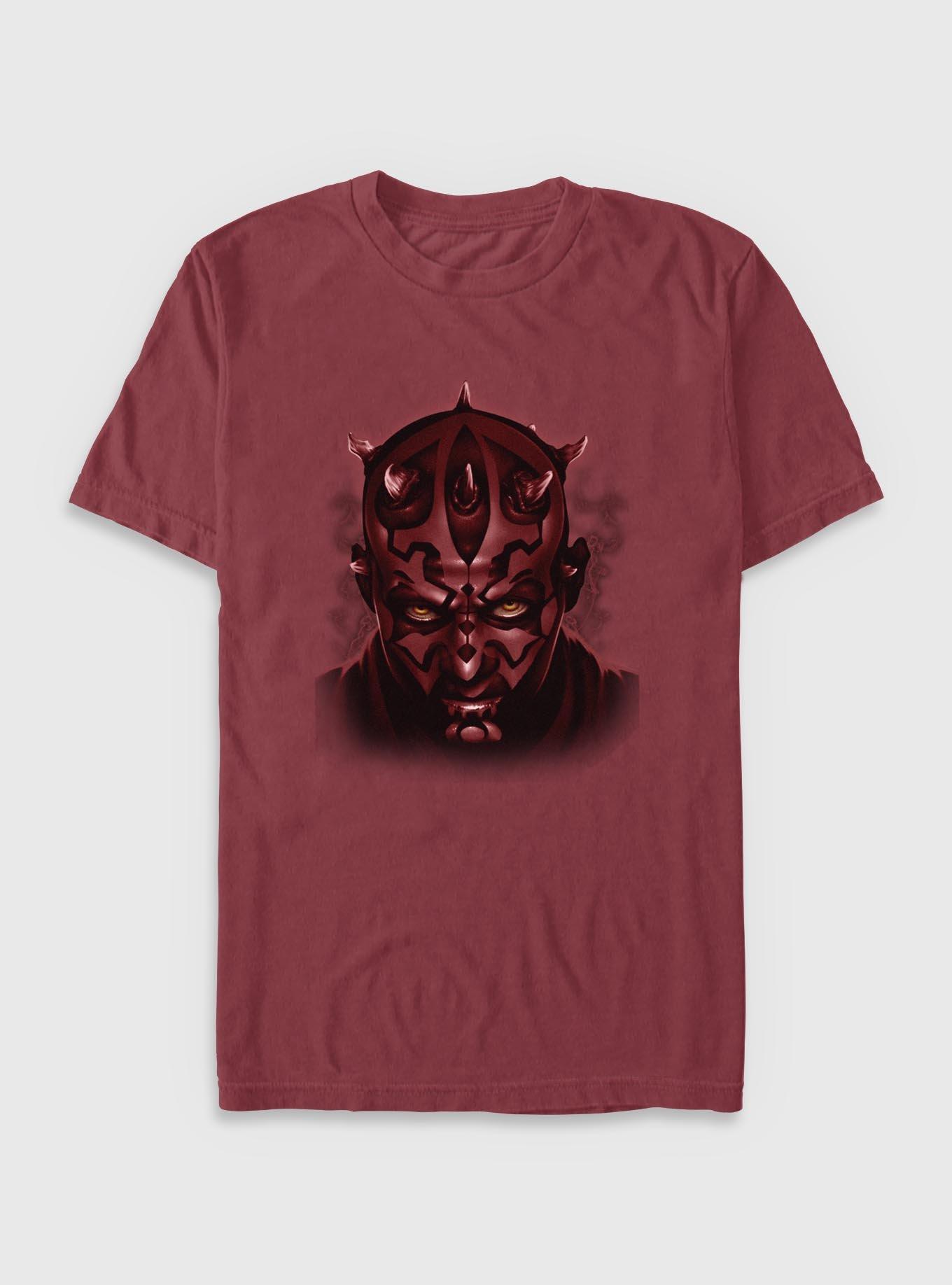Star Wars Darth Maul Fight Garment Dye T-Shirt, BRICK, hi-res