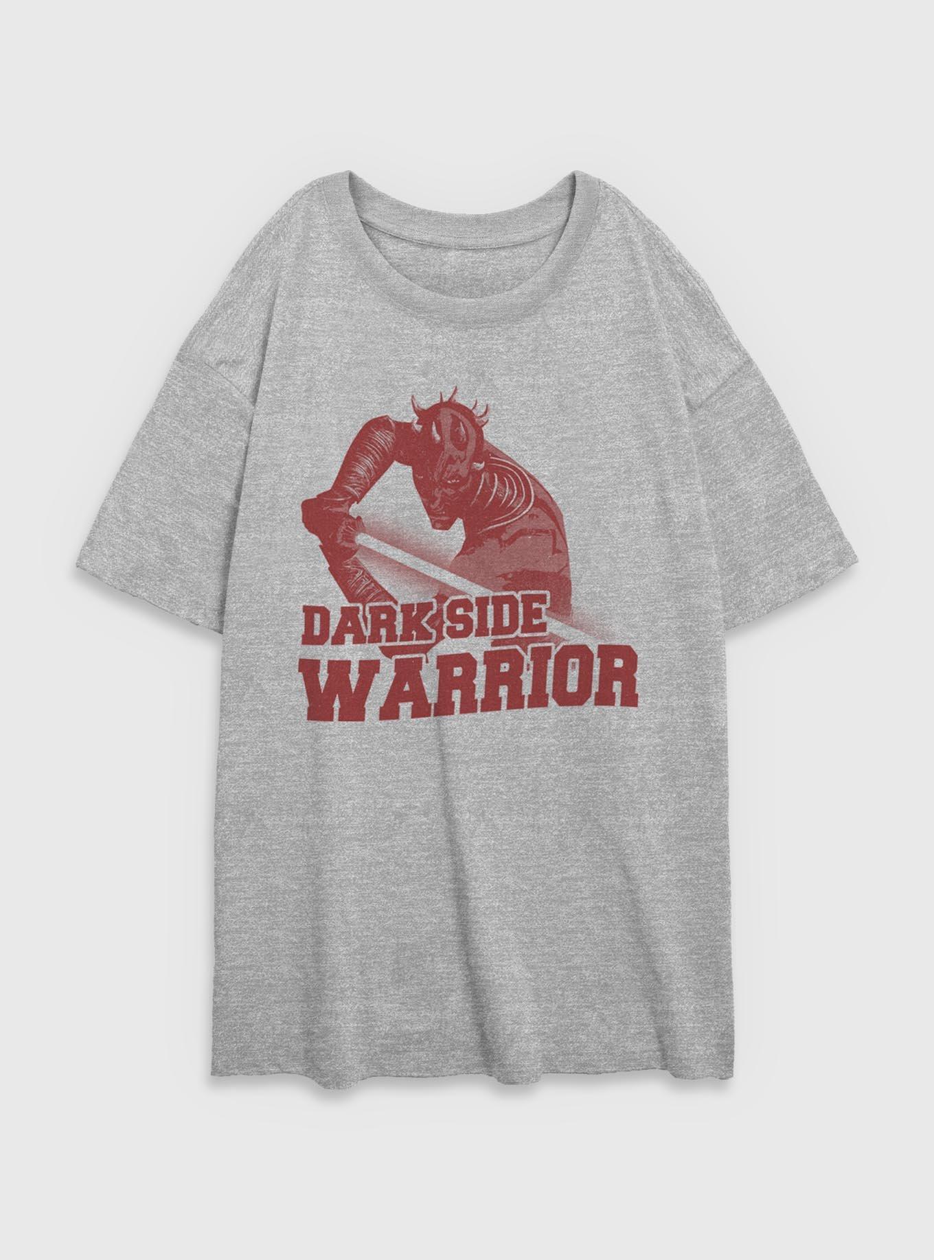 Star Wars: The Clone Wars Dark Side Warrior Womens Oversized T-Shirt, , hi-res