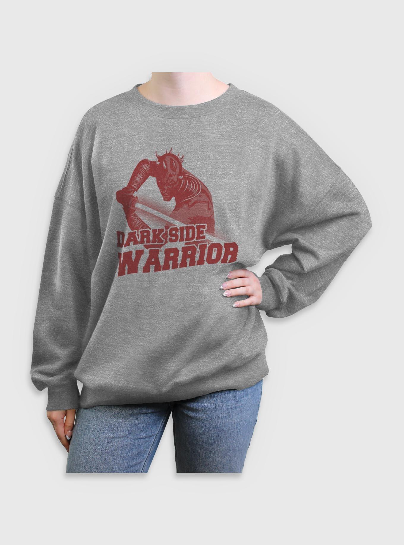 Star Wars: The Clone Wars Dark Side Warrior Womens Oversized Sweatshirt, , hi-res