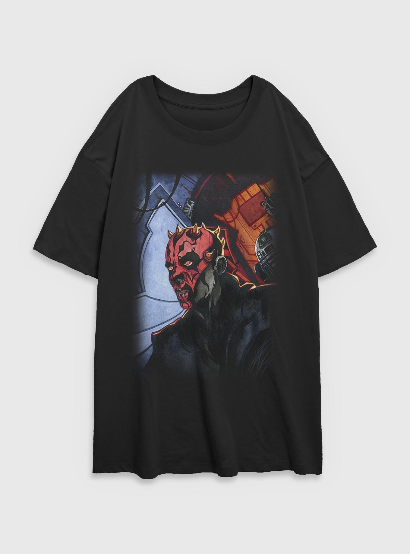 Star Wars Maul Returns Womens Oversized T-Shirt