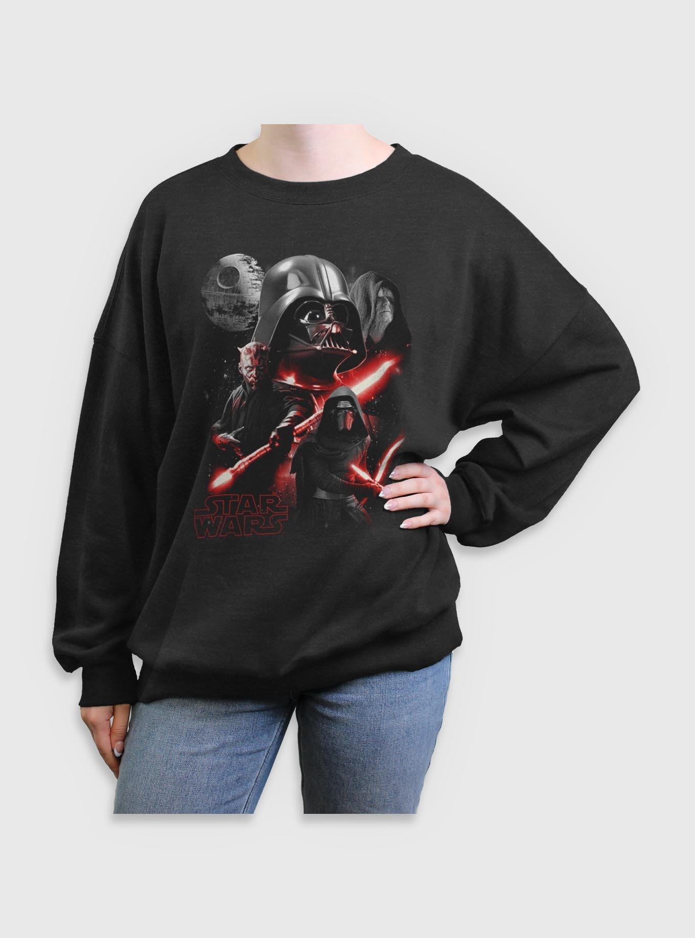 Star Wars Poster Style Womens Oversized Sweatshirt, , hi-res