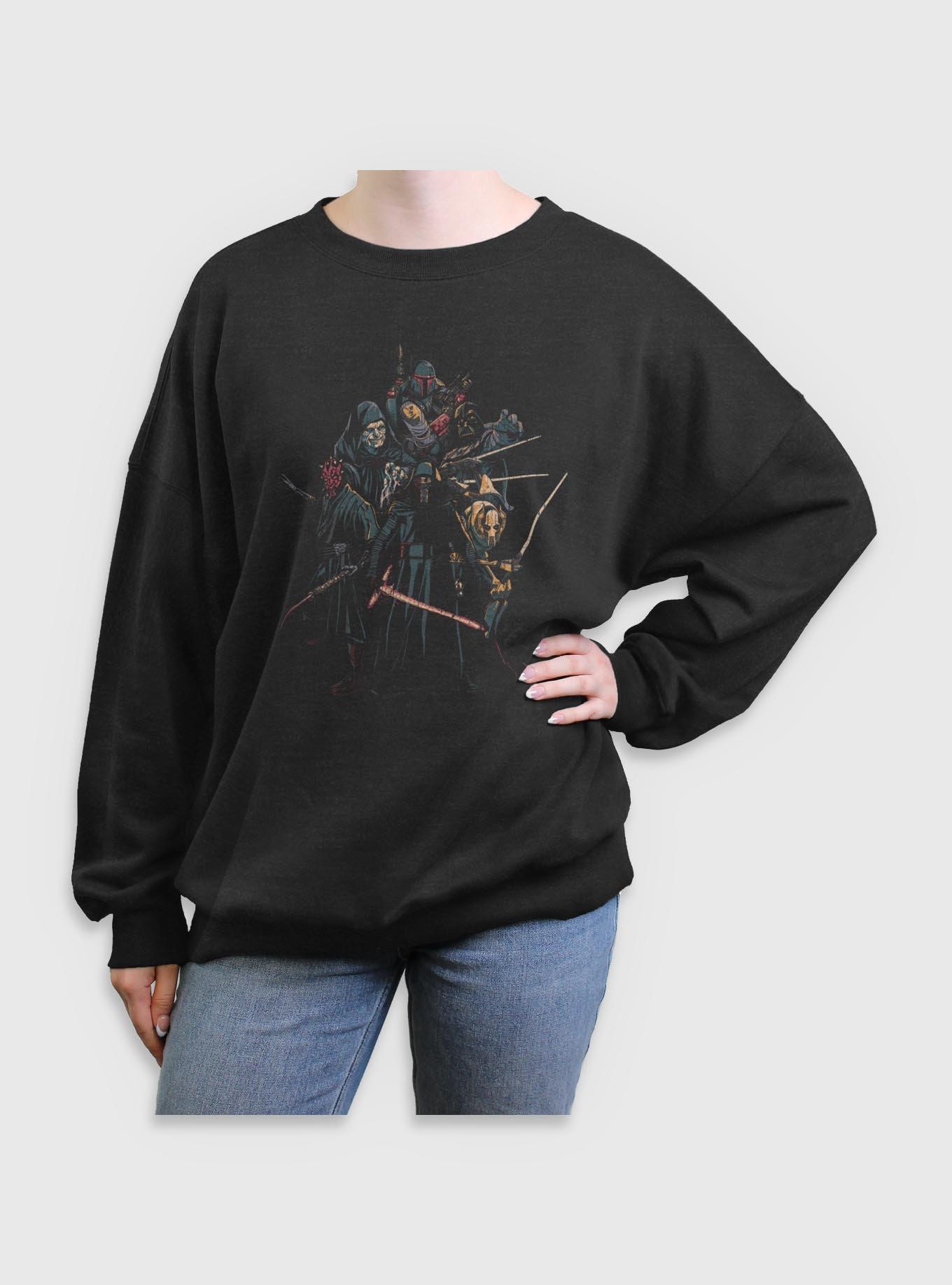 Star Wars Darkside Baddies Womens Oversized Sweatshirt, , hi-res