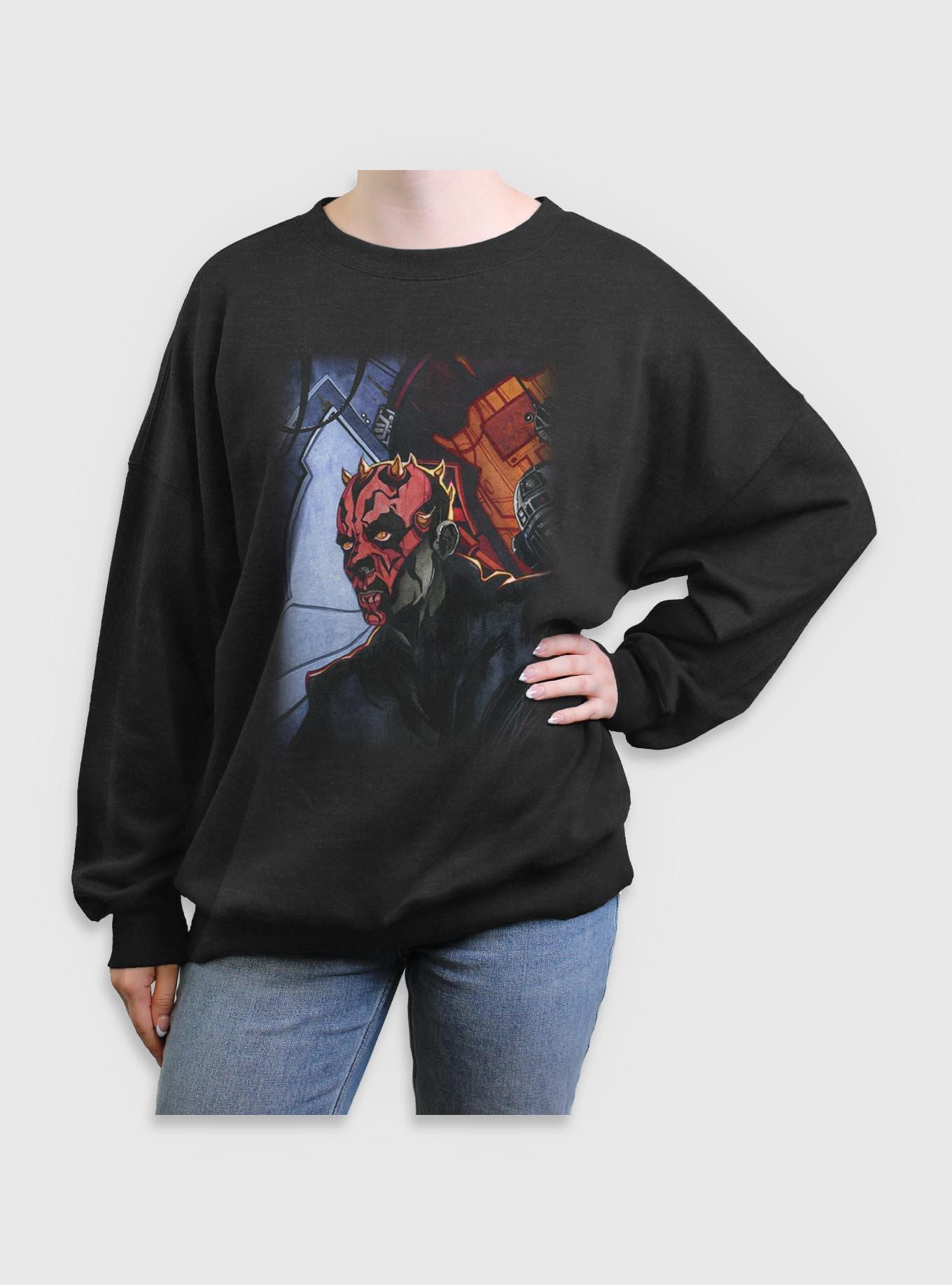 Star Wars Maul Returns Womens Oversized Sweatshirt, , hi-res