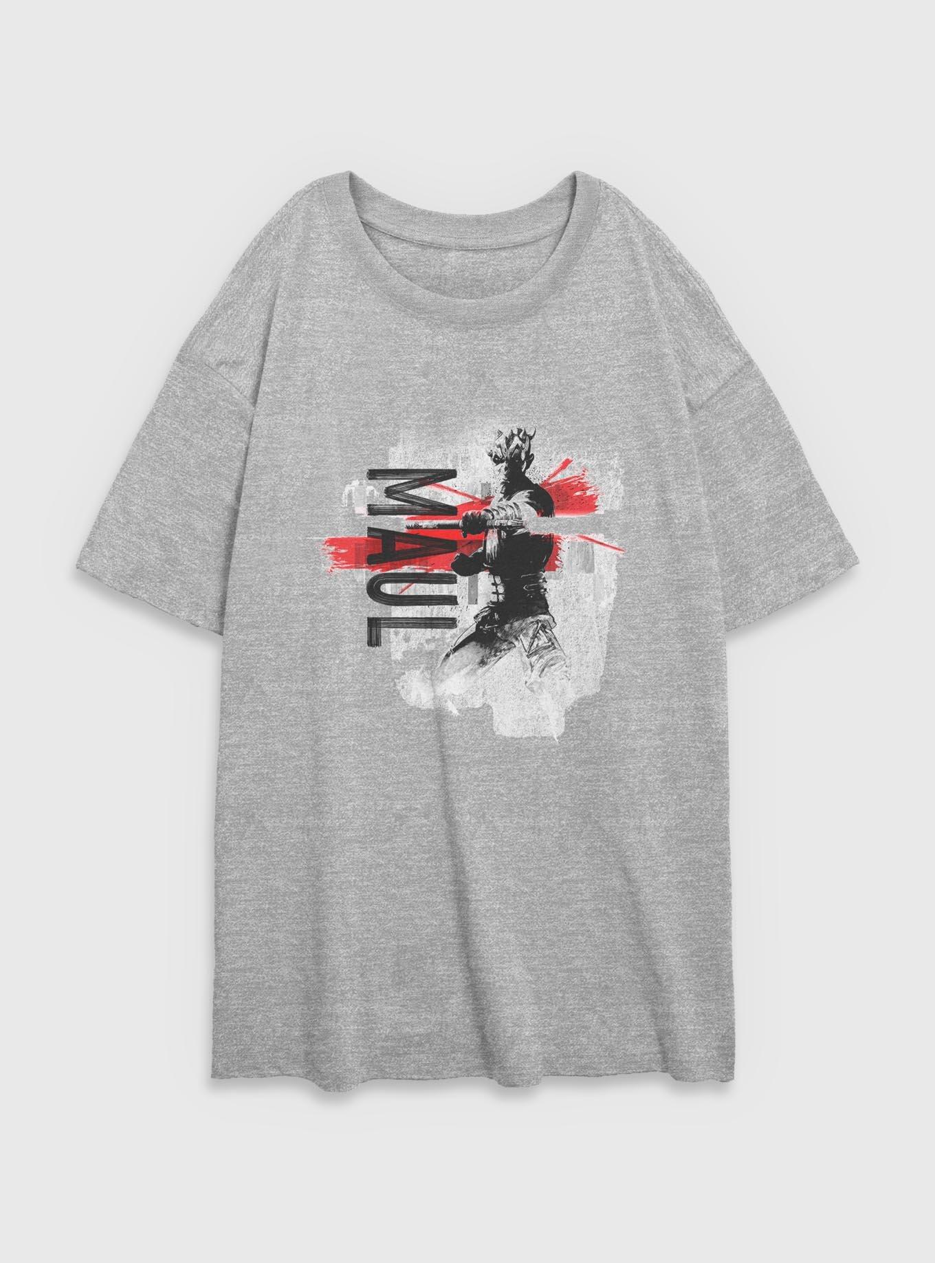 Star Wars: The Clone Wars Maul Collage Womens Oversized T-Shirt, , hi-res