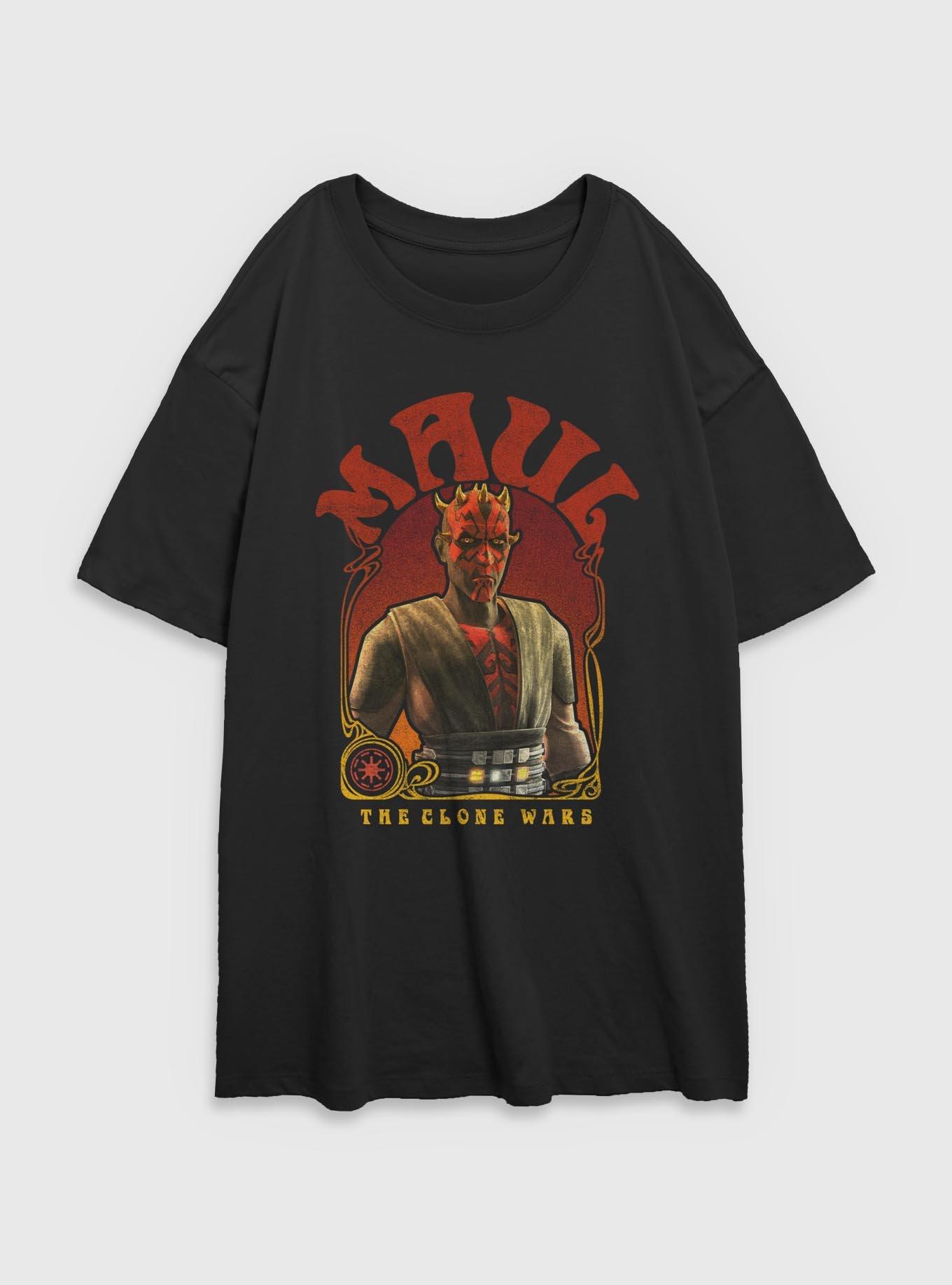 Star Wars: The Clone Wars Maul Nouveau Womens Oversized T-Shirt, , hi-res
