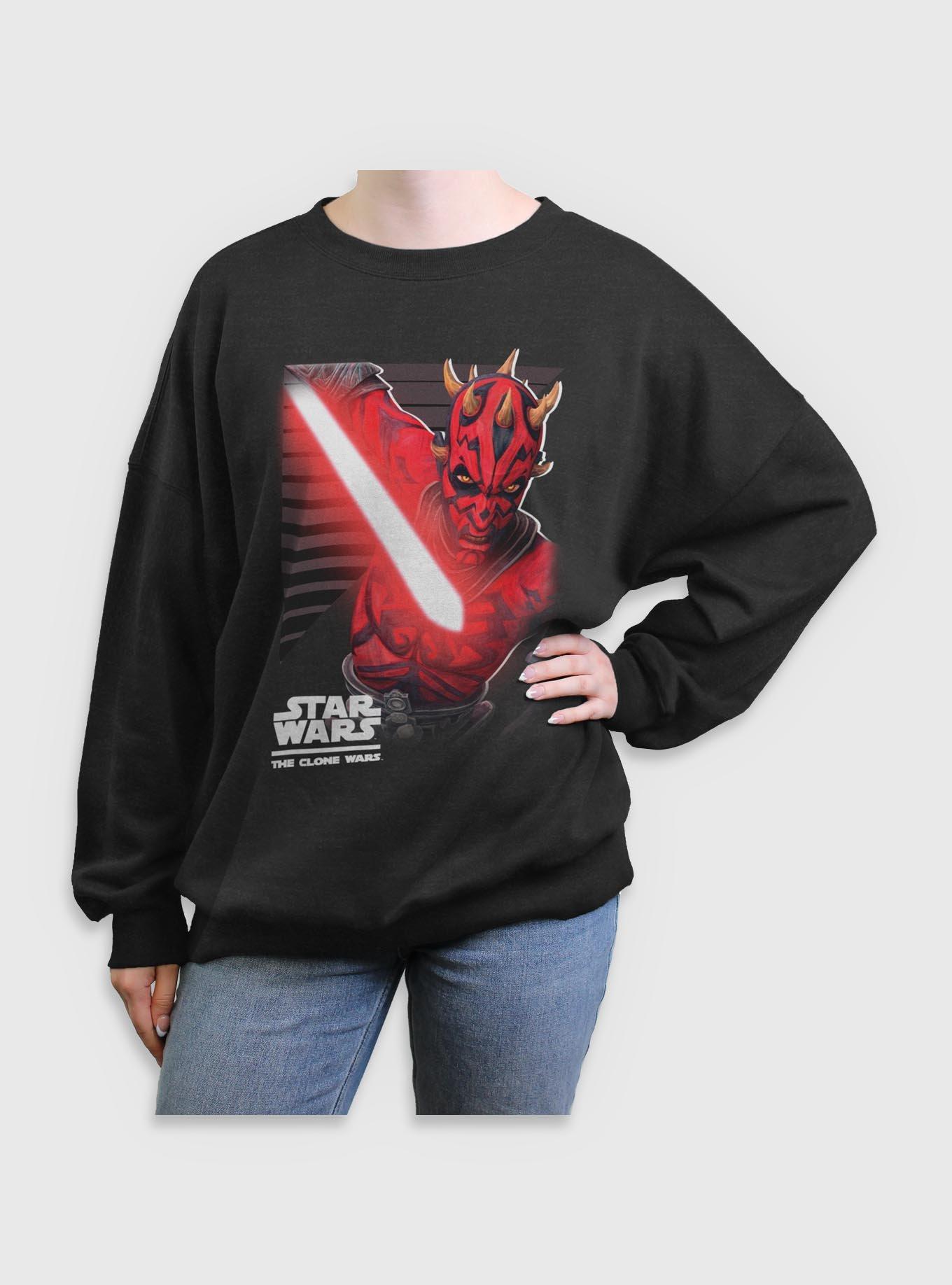 Star Wars Maul Strikes Womens Oversized Sweatshirt, , hi-res