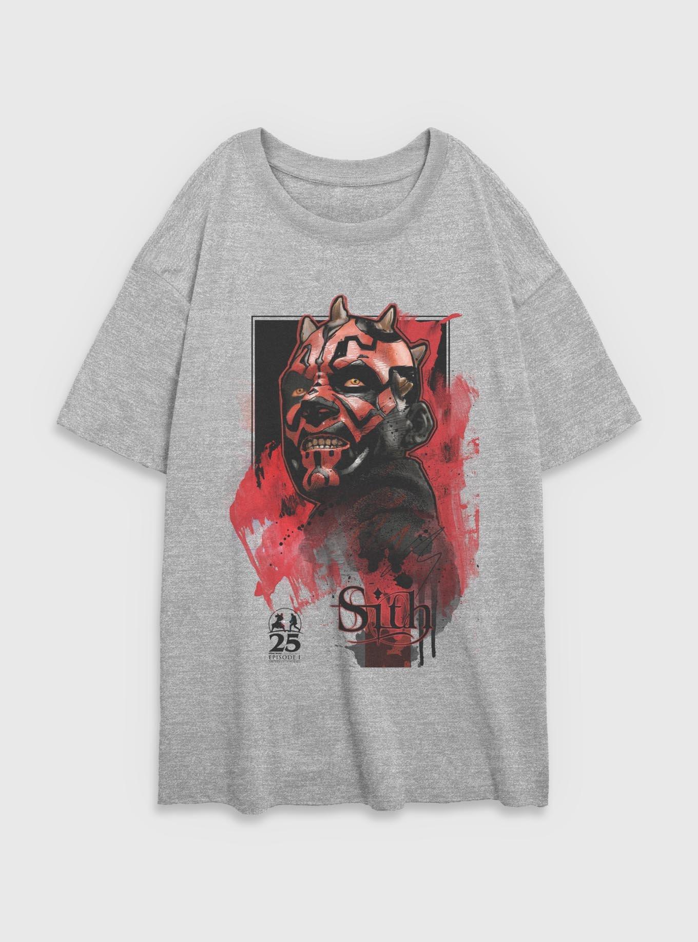 Star Wars Sith Maul Womens Oversized T-Shirt, , hi-res