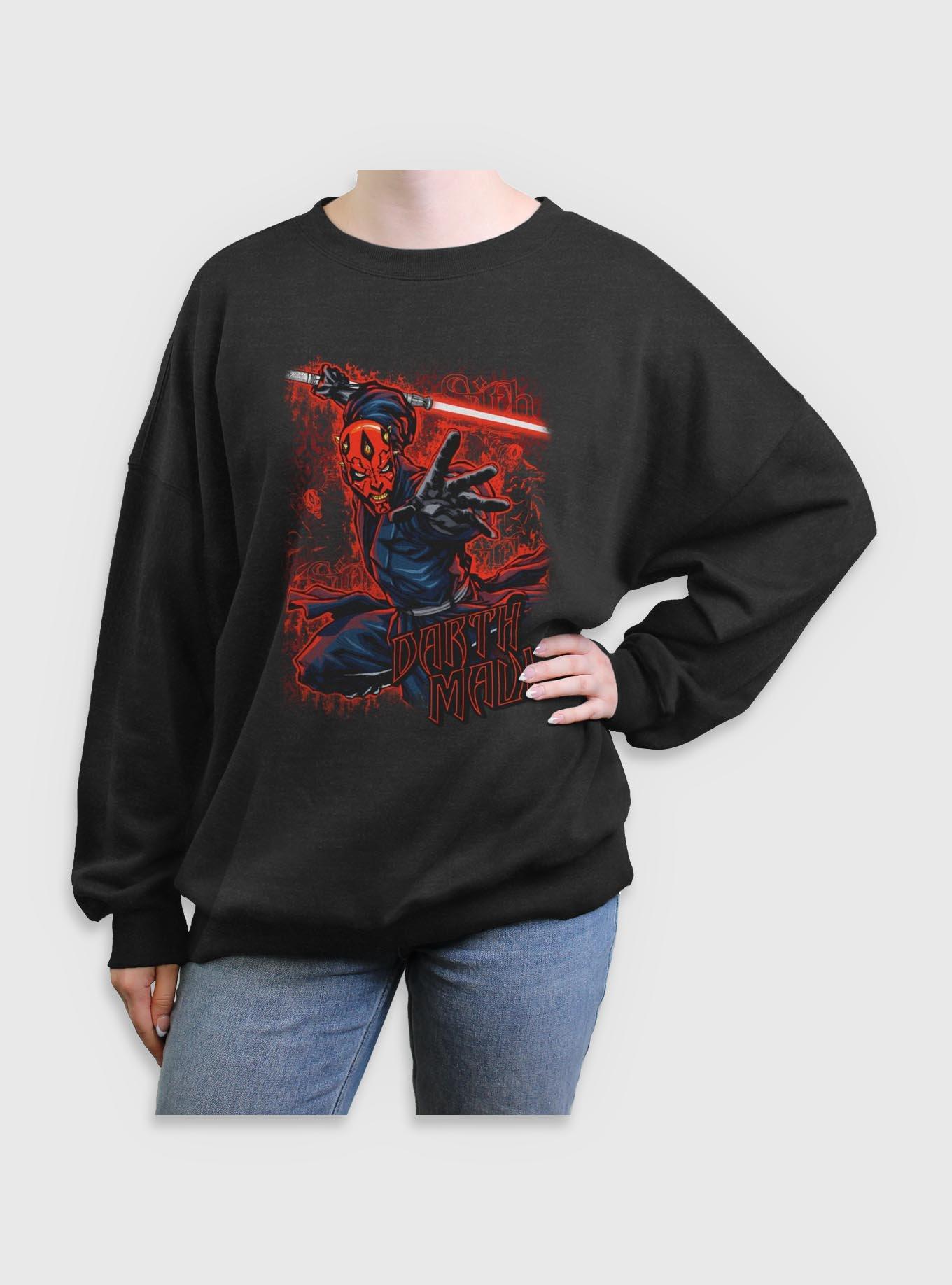 Star Wars Awesome Maul  Womens Oversized Sweatshirt, , hi-res