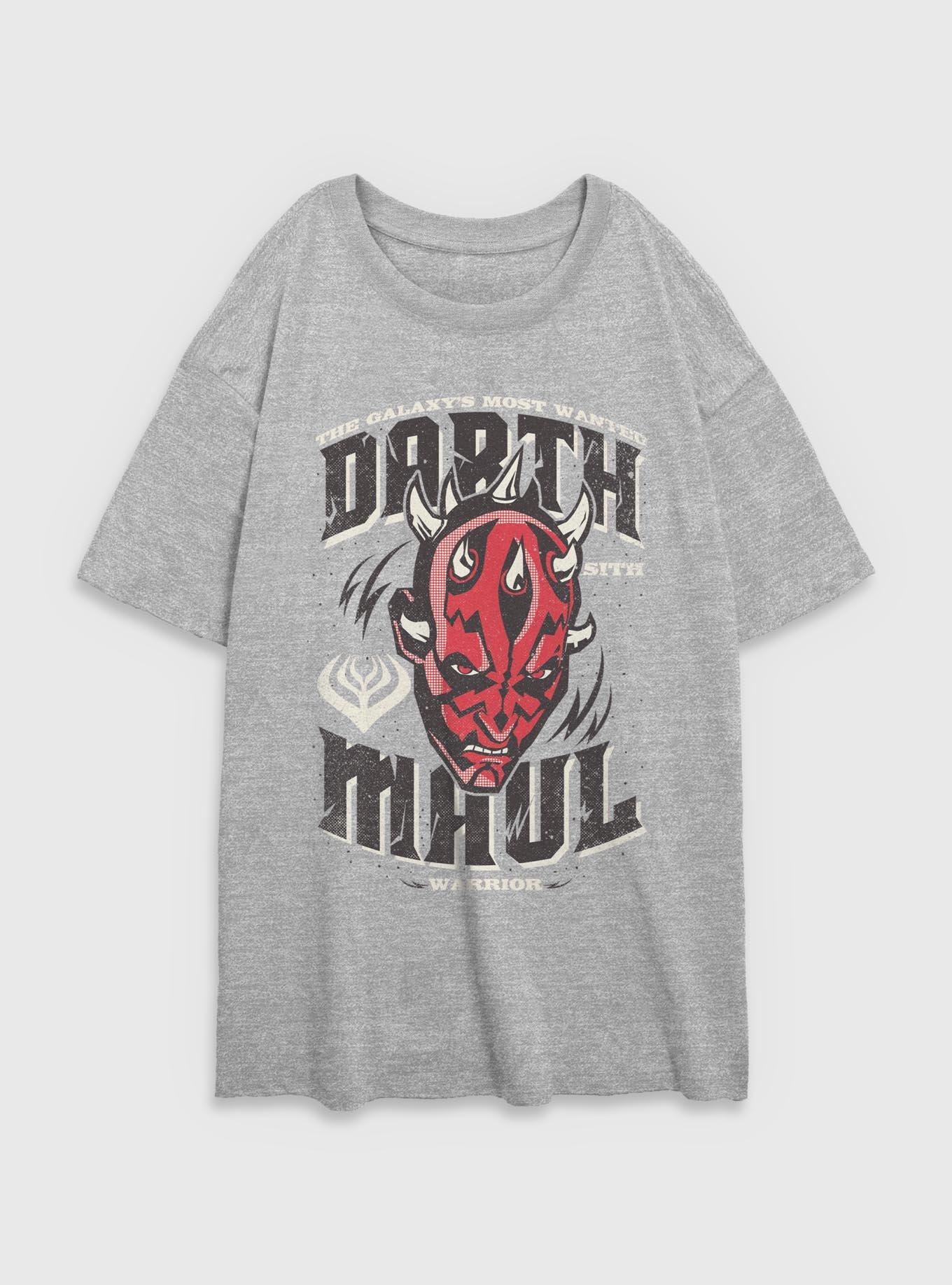 Star Wars The Clone Wars Darth Maul Womens Oversized T-Shirt, , hi-res