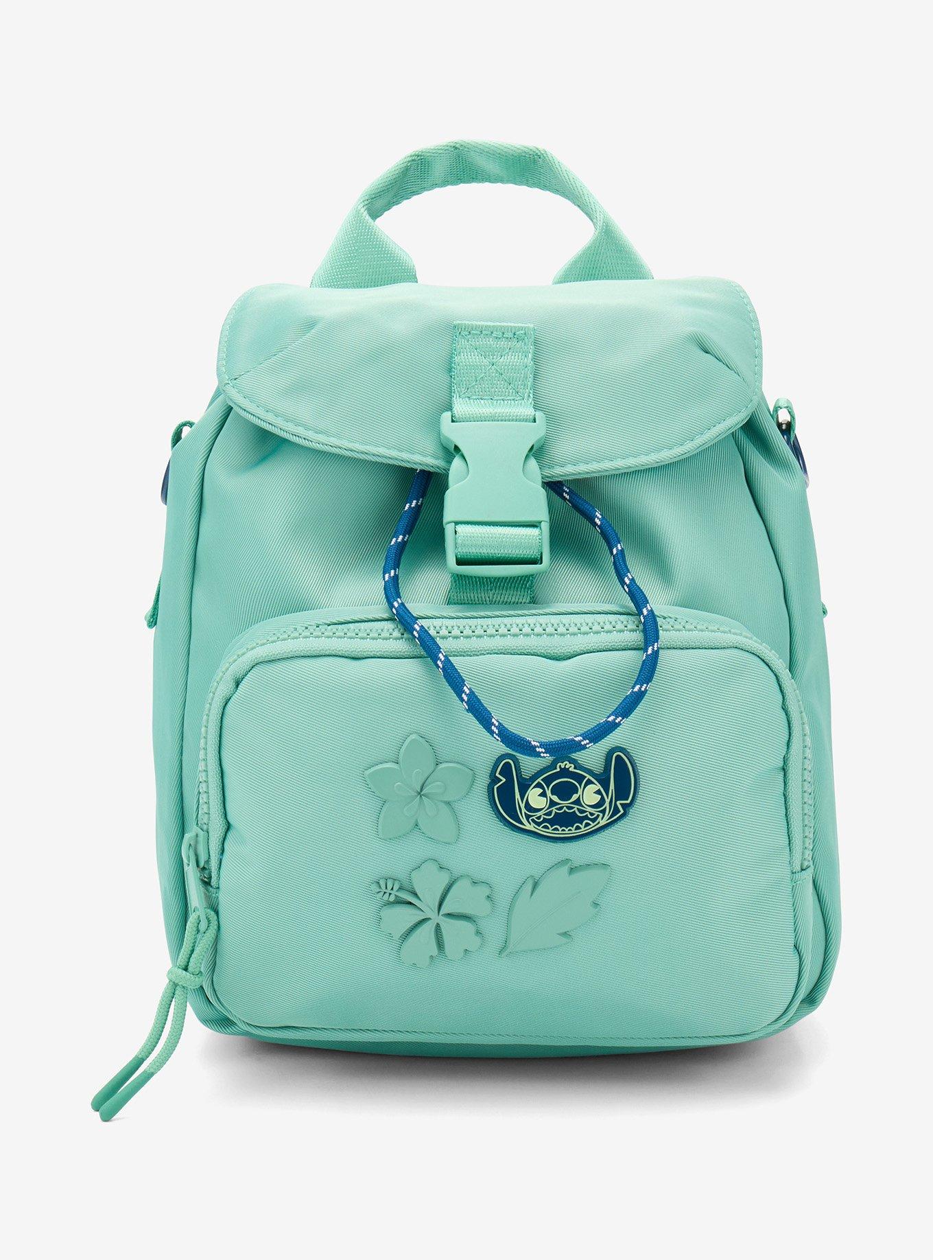 Disney Lilo & Stitch Tonal Stitch Icons Nylon Mini Backpack - BoxLunch Exclusive, , hi-res