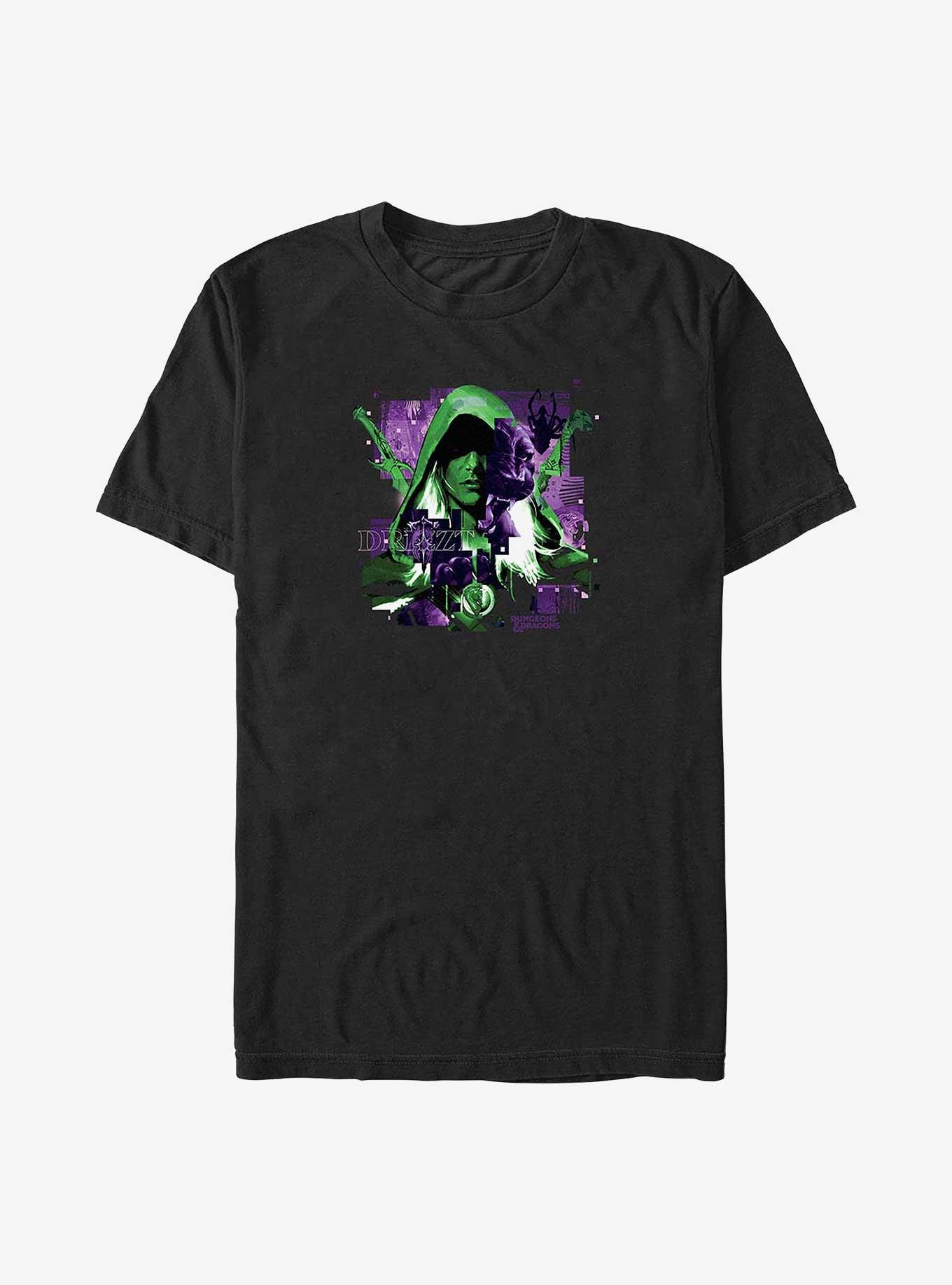 Dungeons & Dragons Drizzt Big & Tall T-Shirt, BLACK, hi-res
