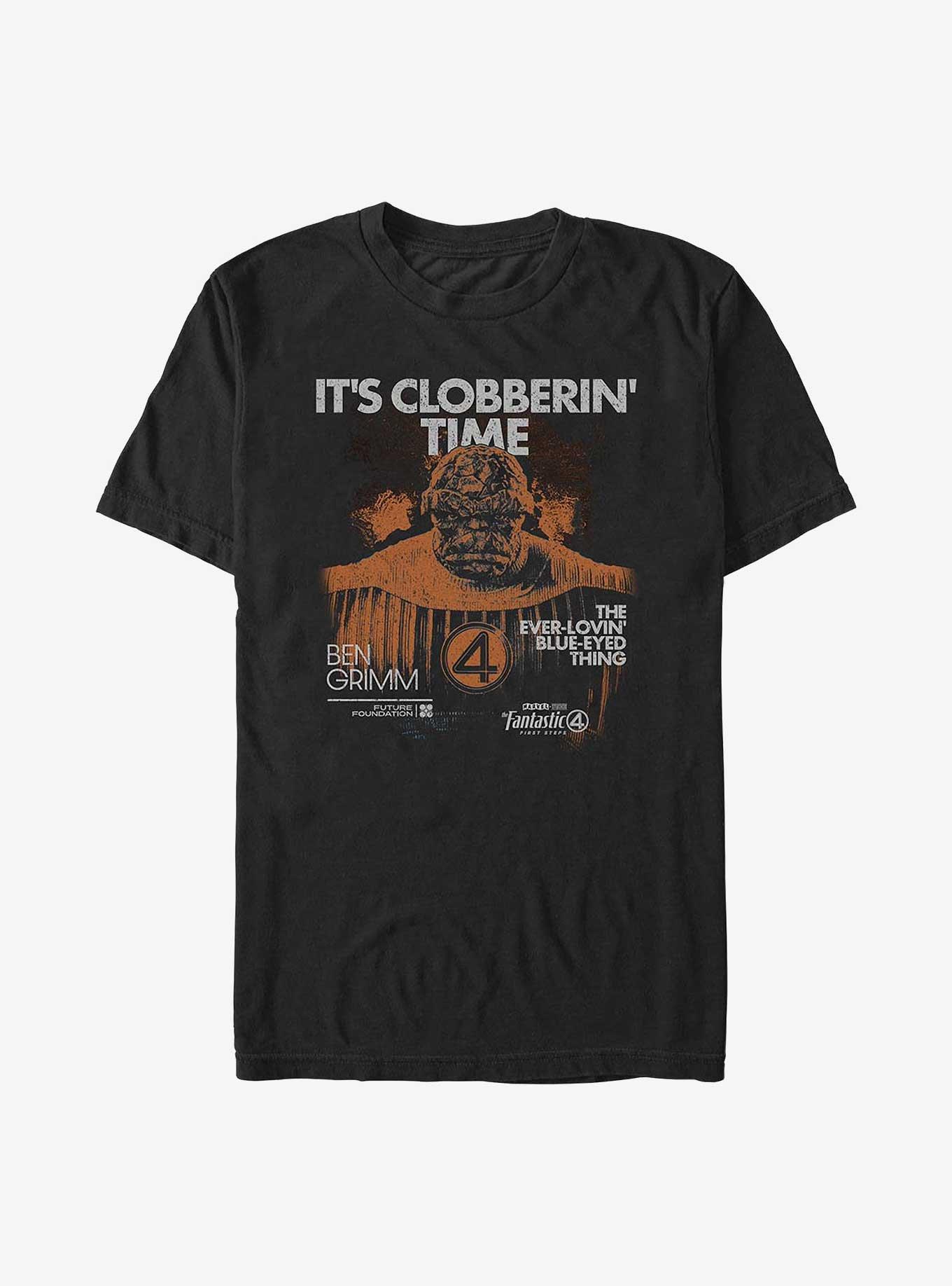 Marvel The Fantastic Four: First Steps Grunge Rock Big & Tall T-Shirt Hot Topic Exclusive, , hi-res