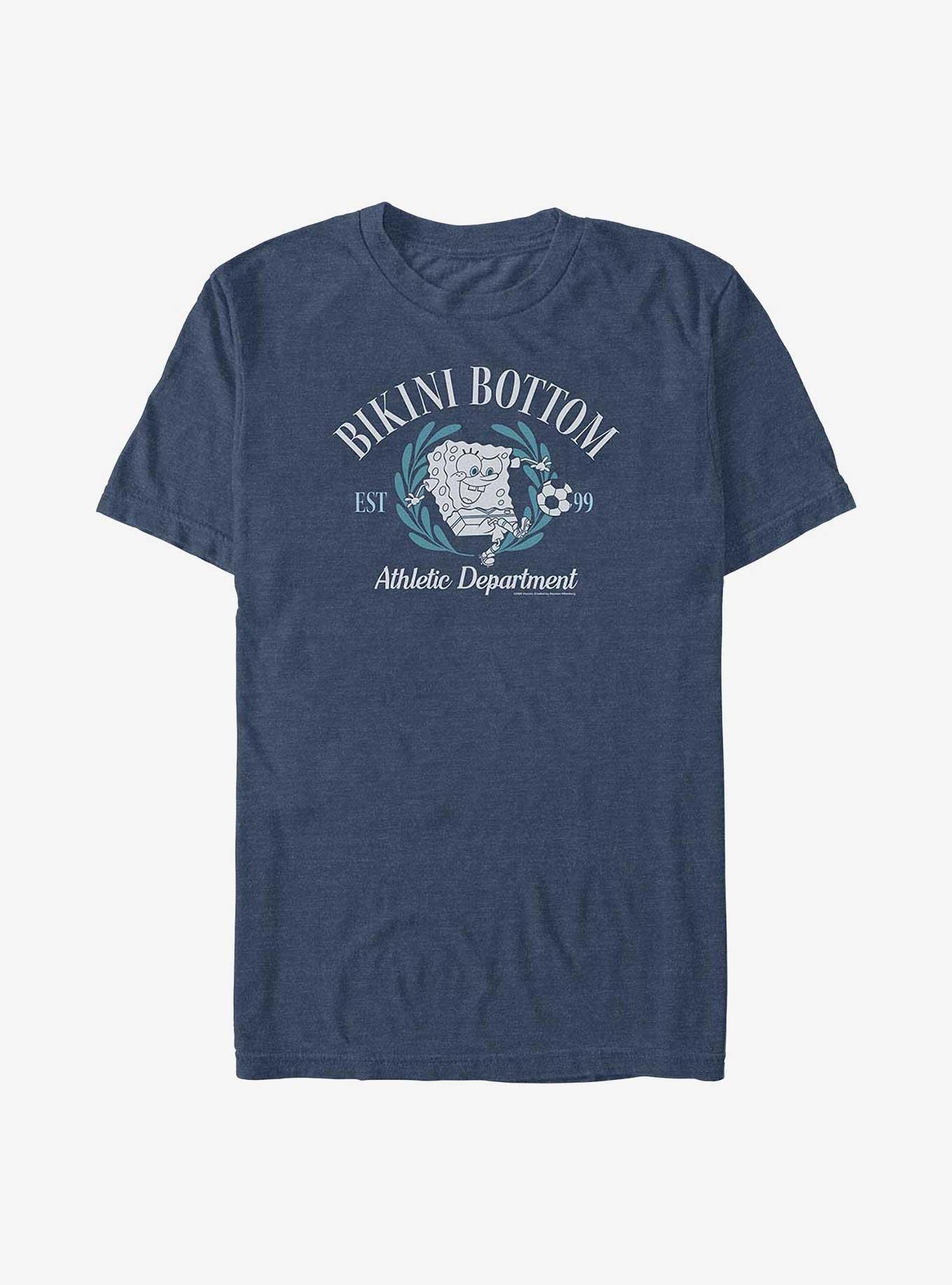 Spongebob Squarepants Soccerbob Big & Tall T-Shirt, NAVY HTR, hi-res