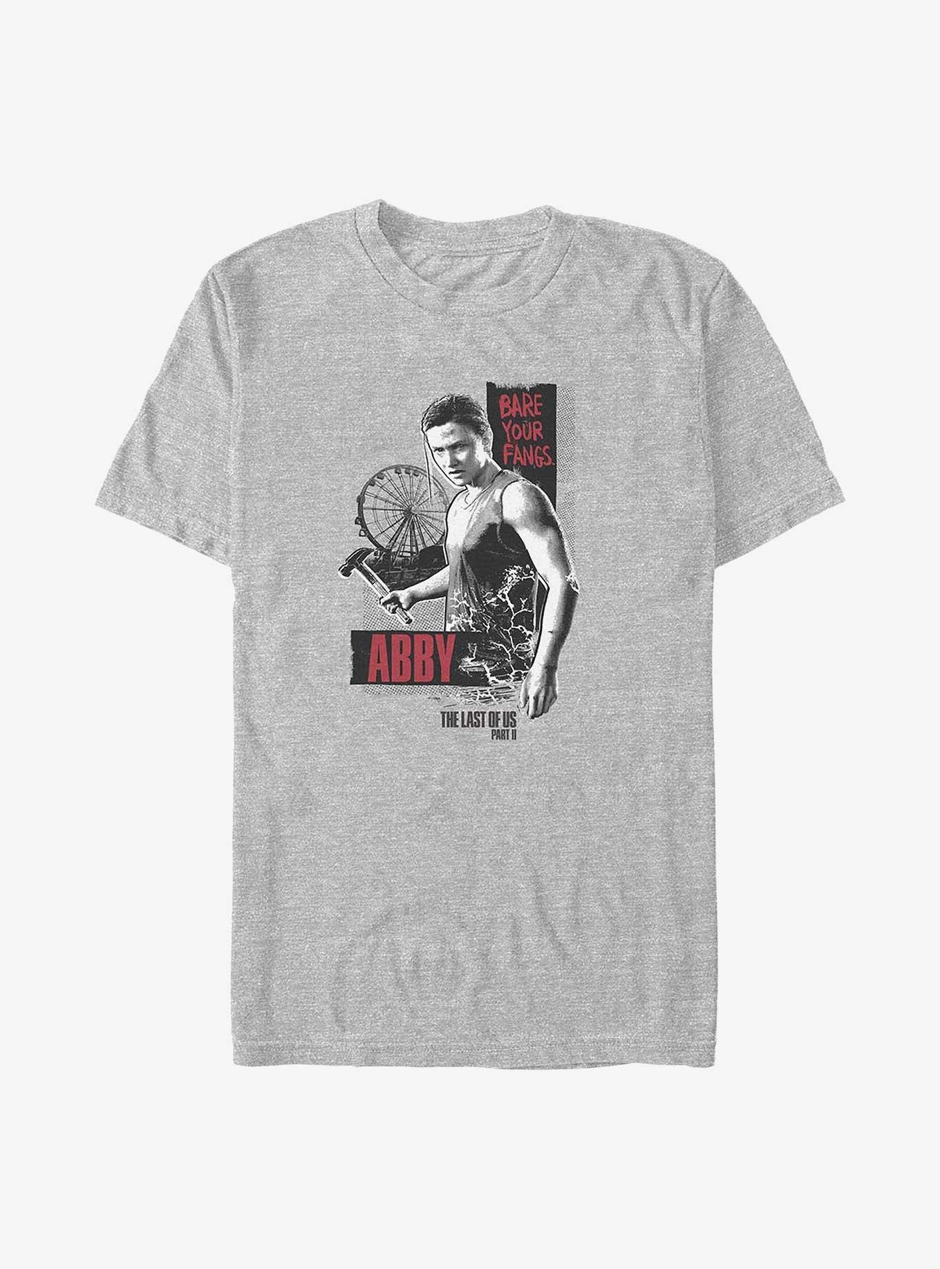 The Last Of Us Bare Your Fangs Big & Tall T-Shirt, ATH HTR, hi-res