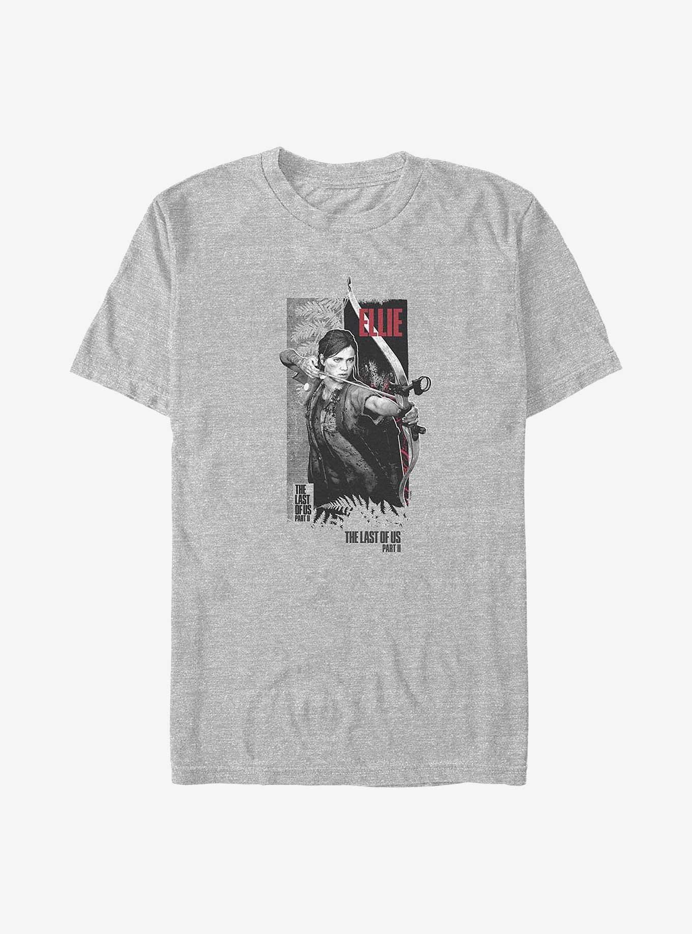 The Last Of Us Ellie Archer Big & Tall T-Shirt, ATH HTR, hi-res