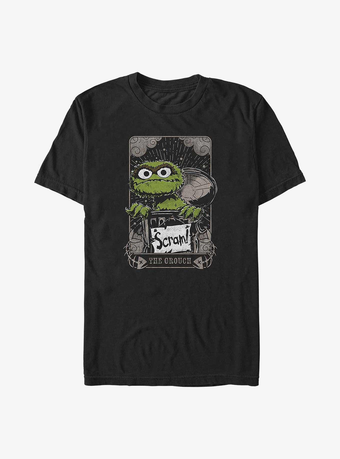 Sesame Street The Grouch Tarot Big & Tall T-Shirt, BLACK, hi-res