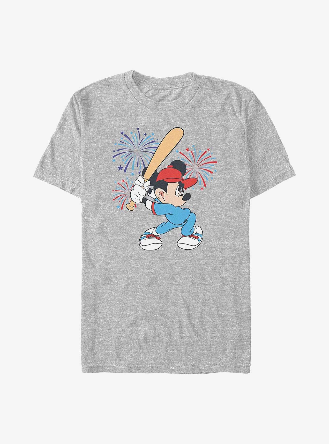 Disney Mickey Mouse Mickey Burst Big & Tall T-Shirt, ATH HTR, hi-res