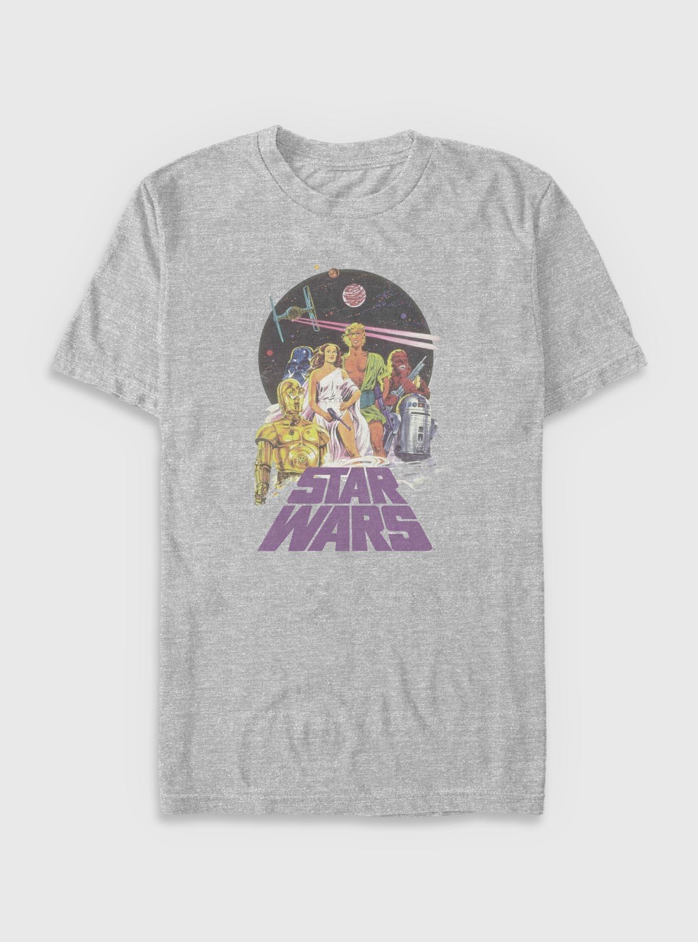 Star Wars Vintage Star Wars Crew Big & Tall T-Shirt, , hi-res