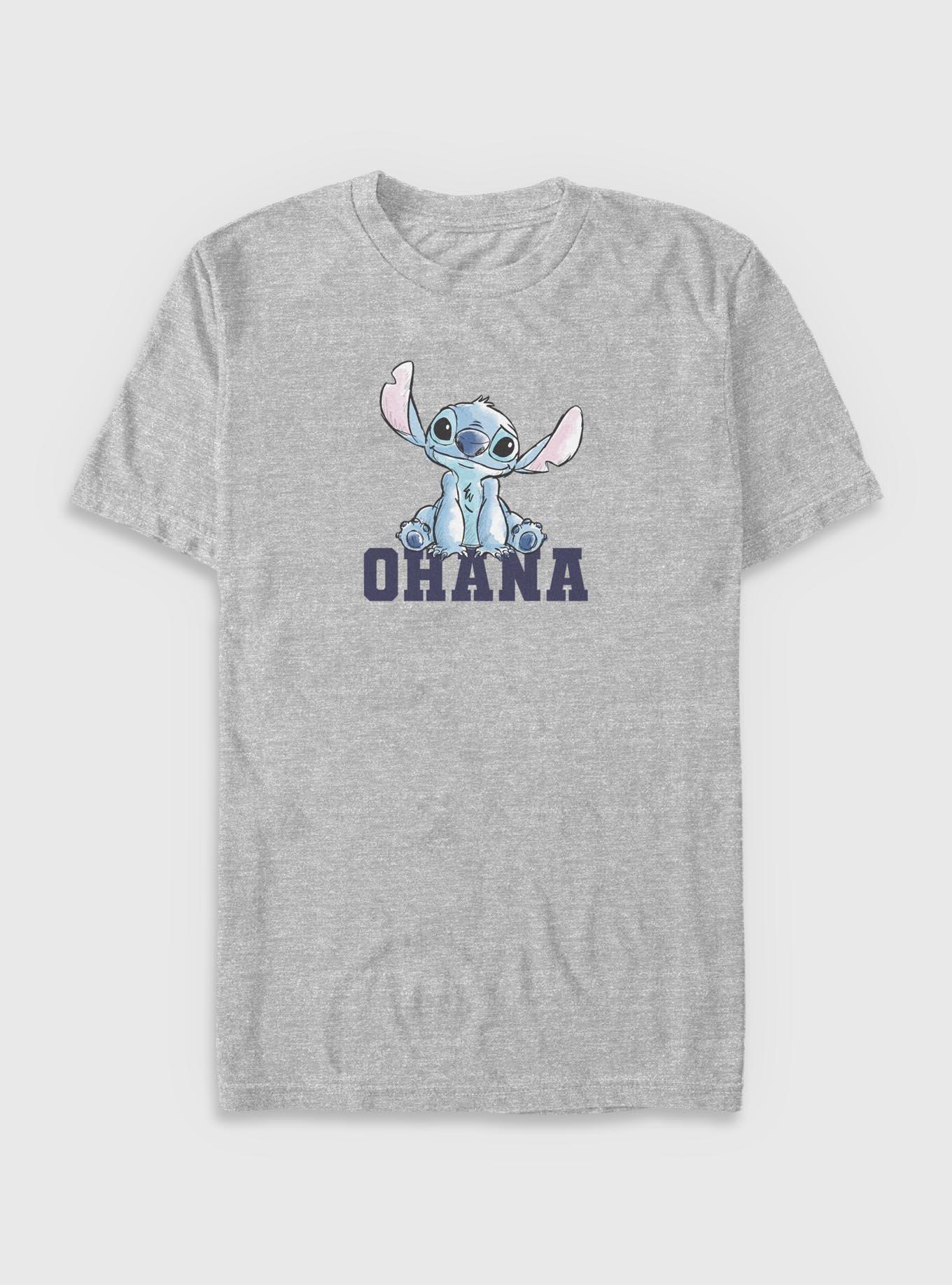 Disney Lilo & Stitch On Ohana Big & Tall T-Shirt, ATH HTR, hi-res